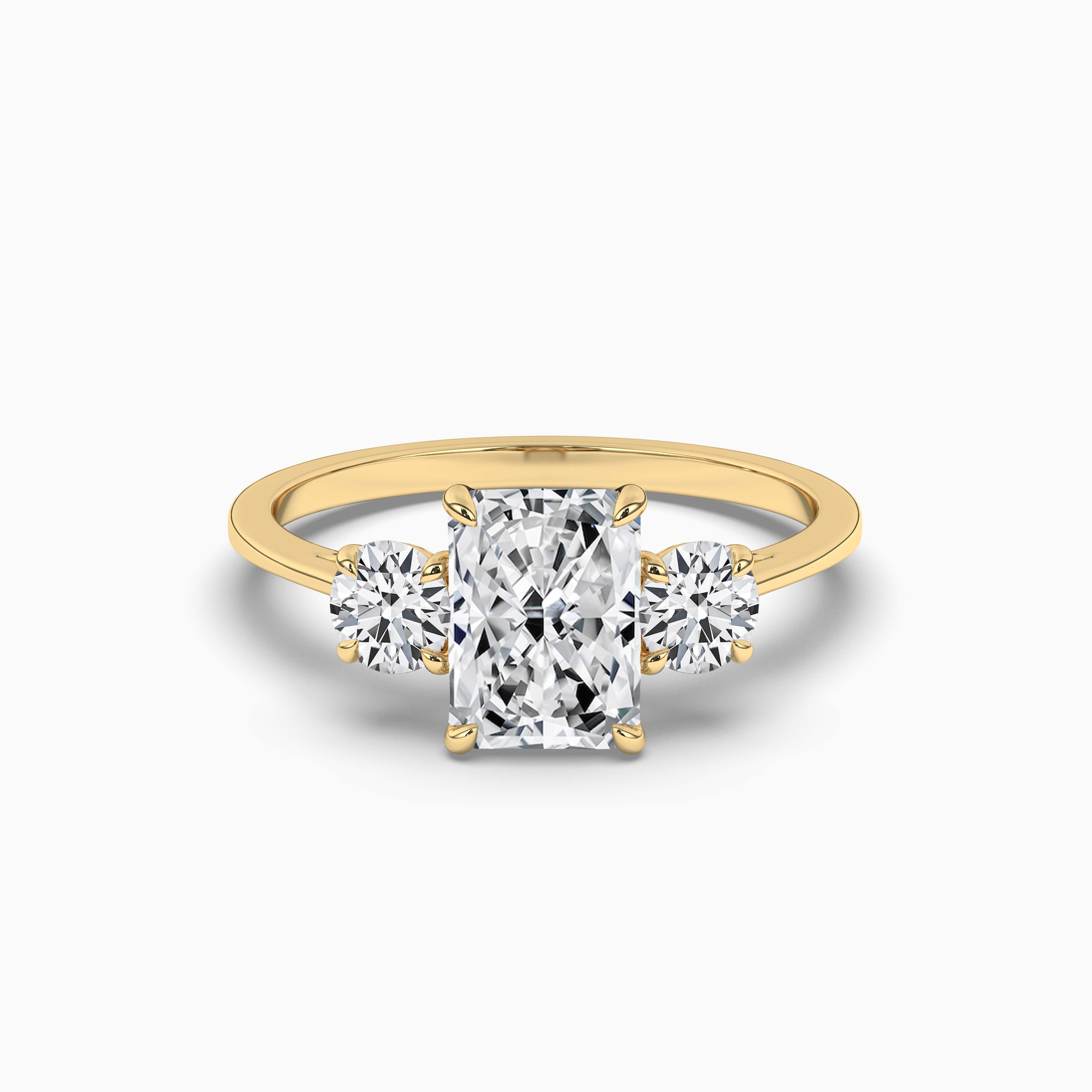 Radiant Cut Diamond Engagement Ring