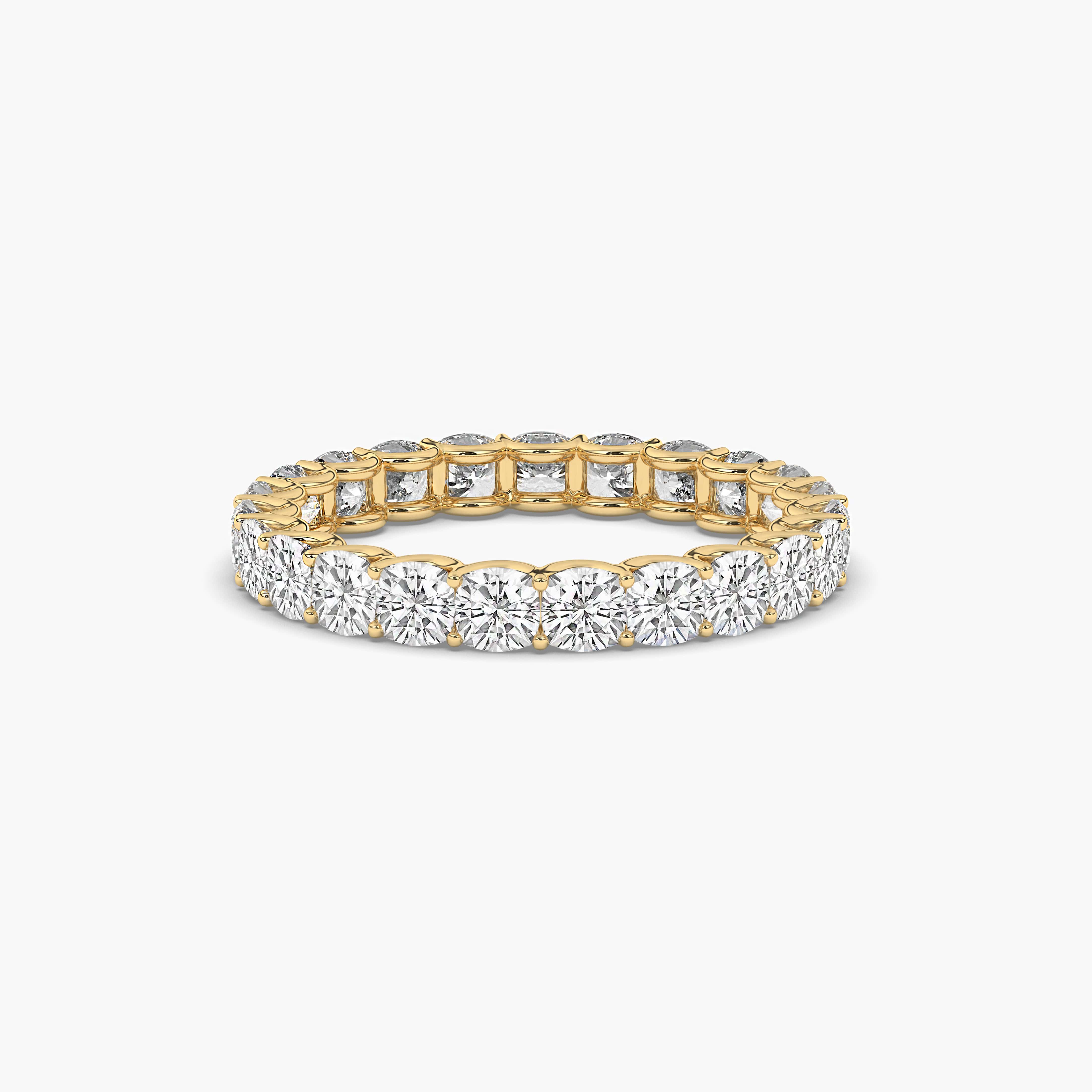 Cushion Cut Eternity Ring Diamond Eternity Ring