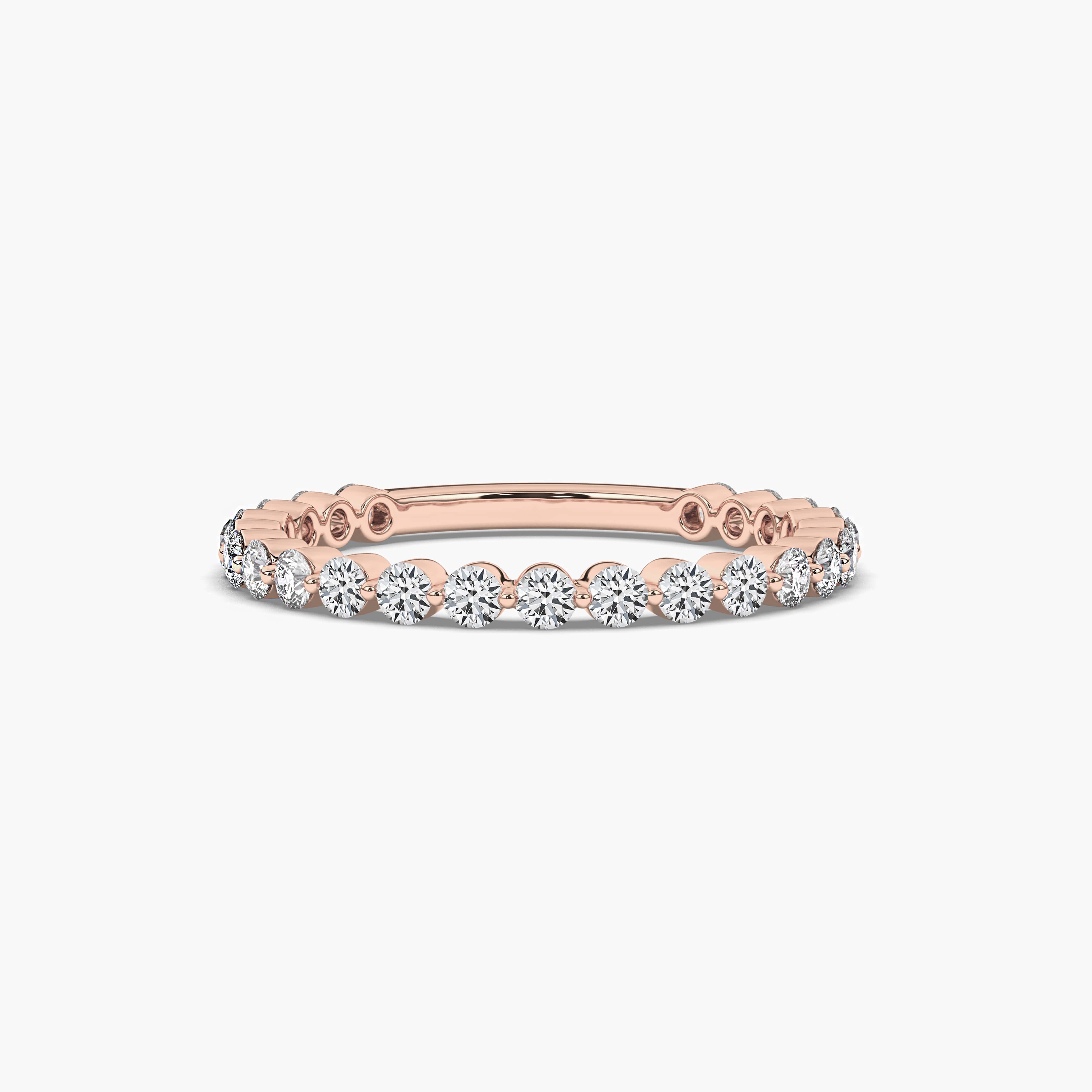 Rose Gold anniversary band - wedding ring