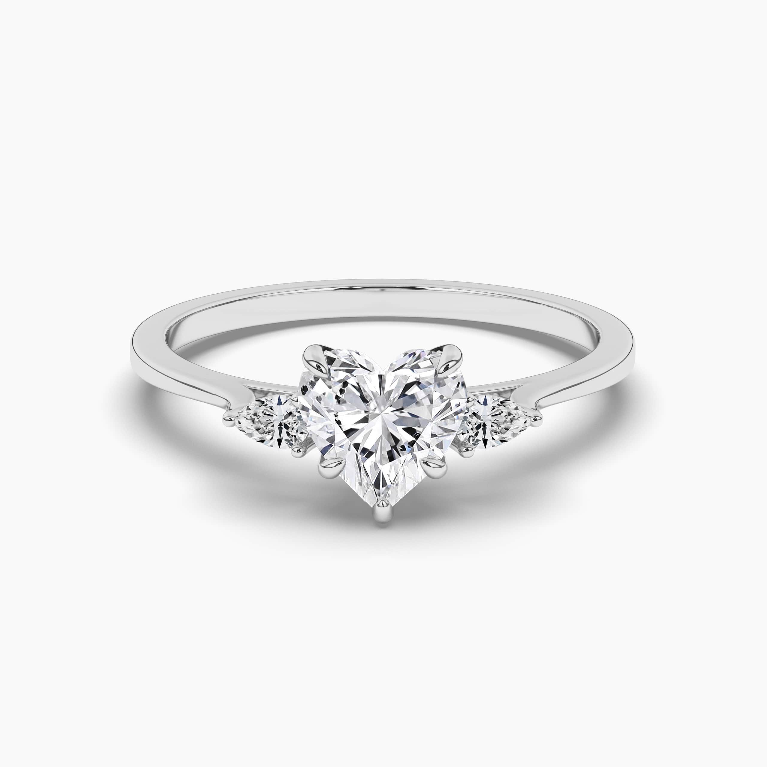 Natural Diamonds Women's Diamond Solitaire Ring White Gold