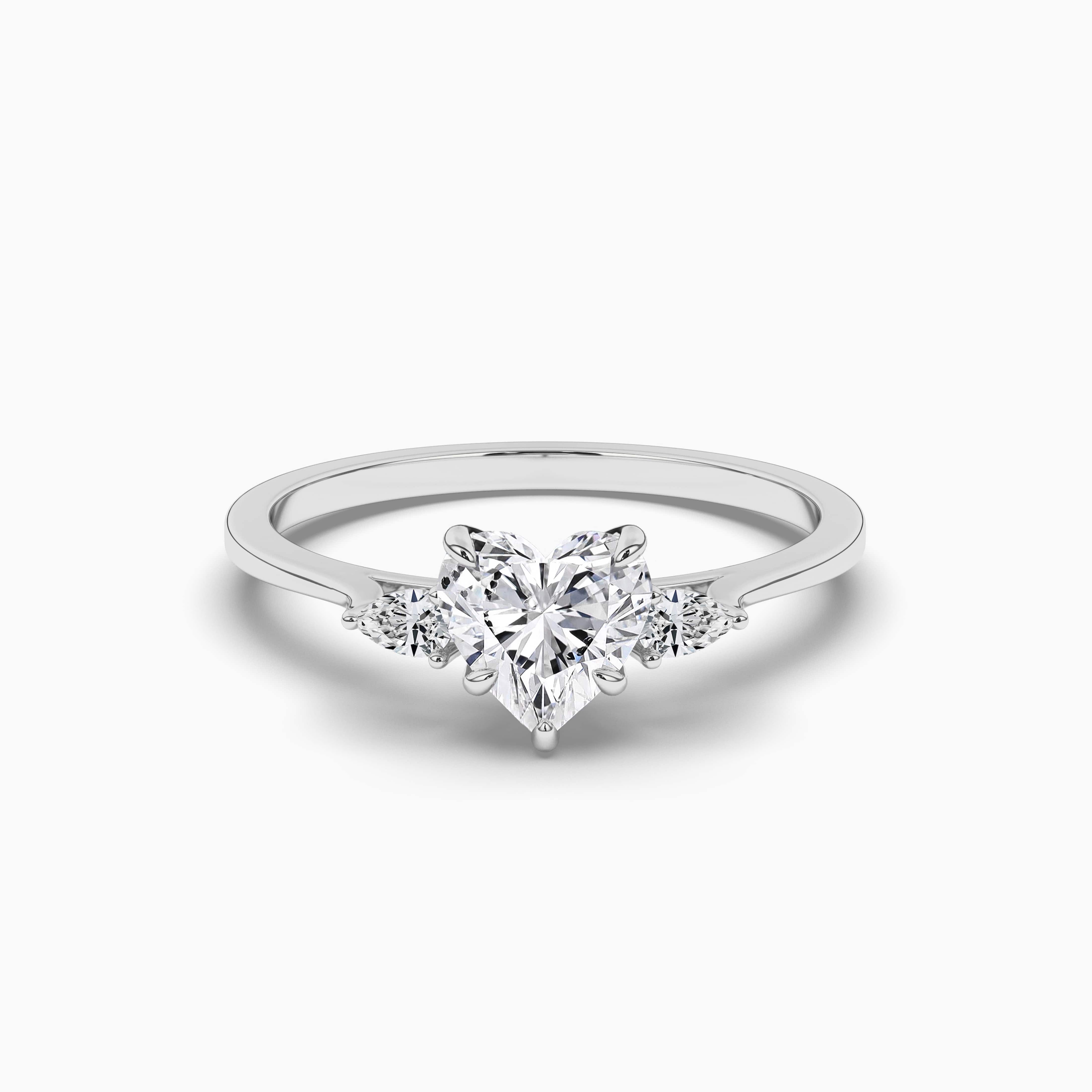 Women's Diamond Solitaire Ring White Gold