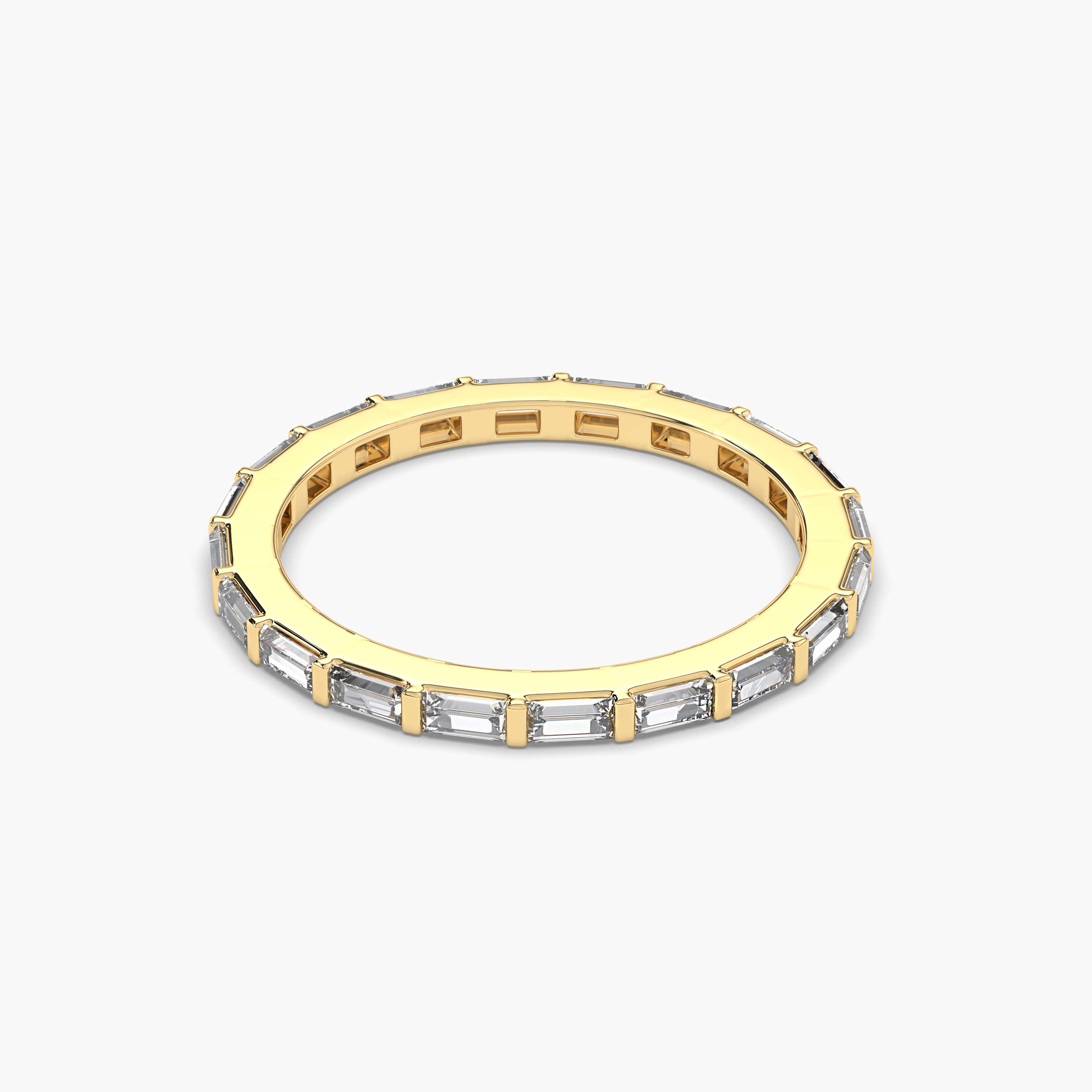 Bar Set Baguette Diamond Eternity Band