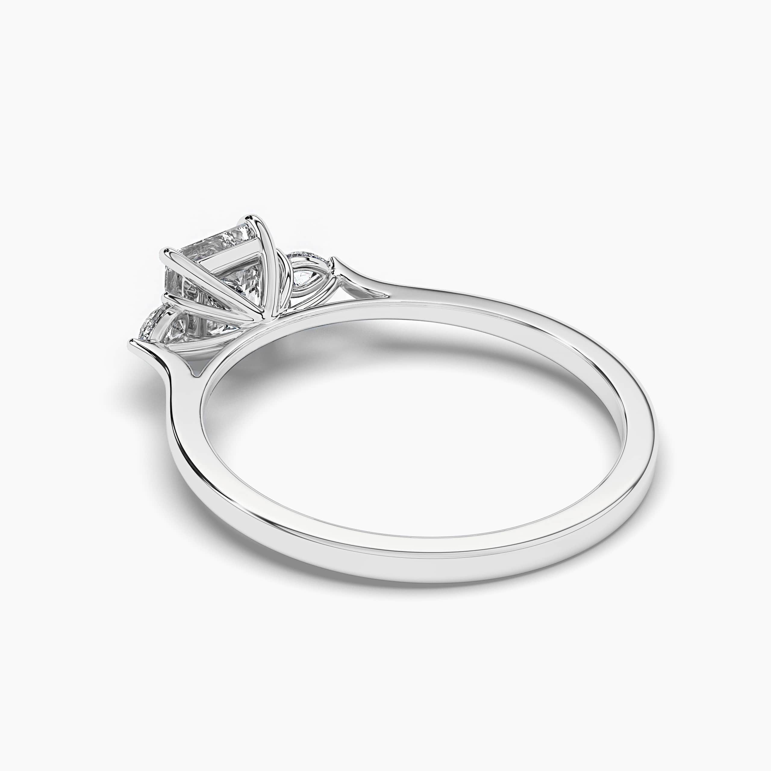 Three Stone Diamond Ring, Anniversary Ring