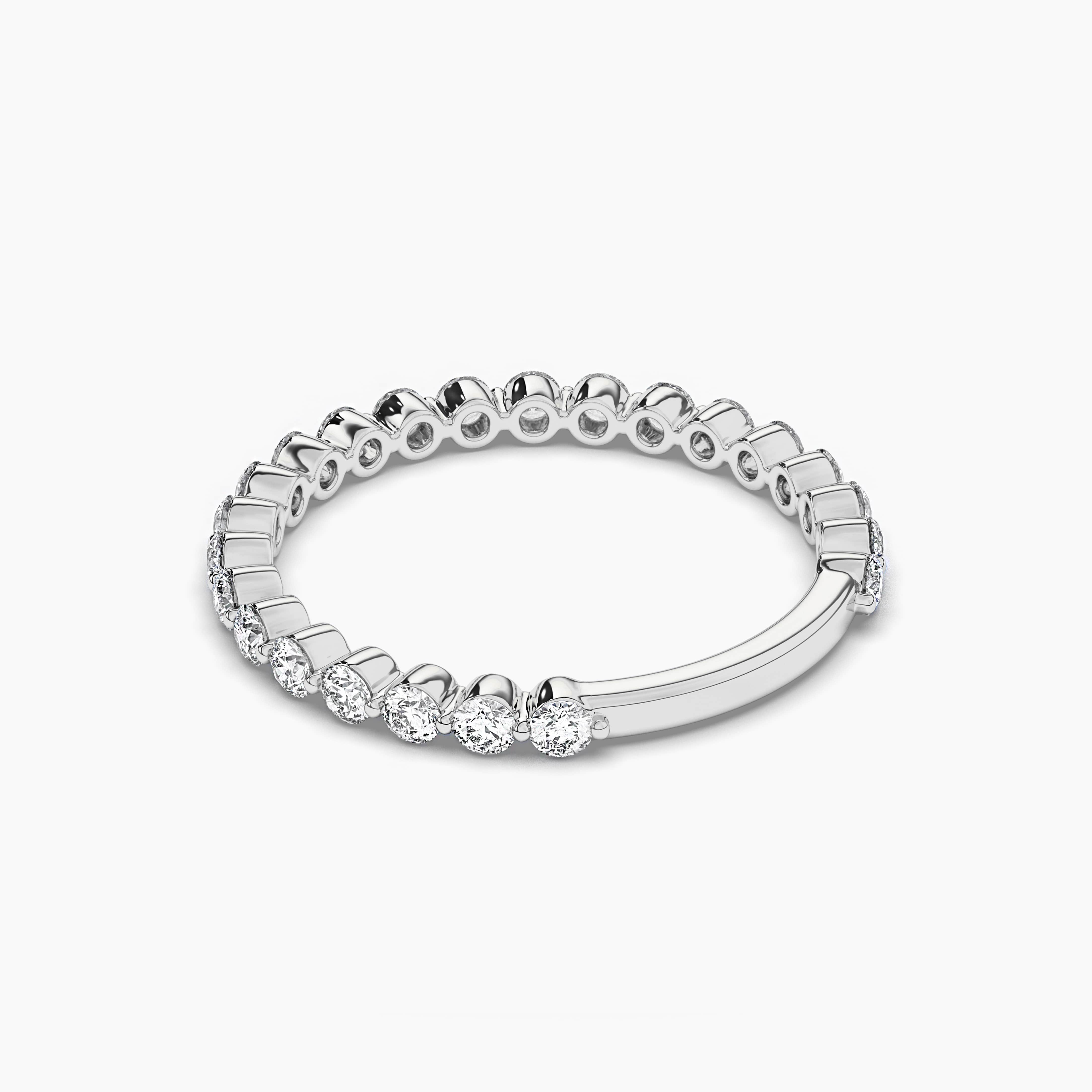 Scalloped Diamond Band