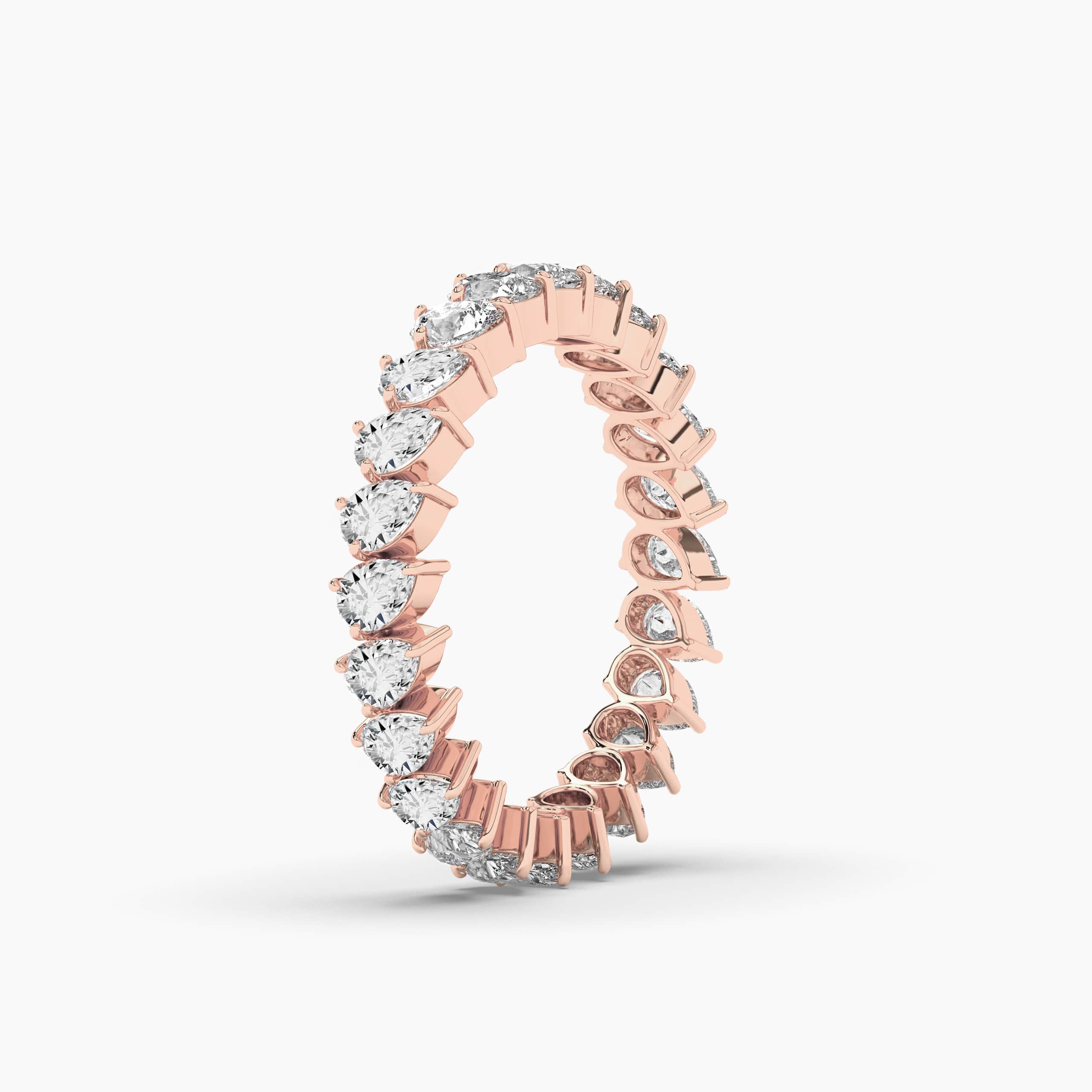 rose gold eternity band 