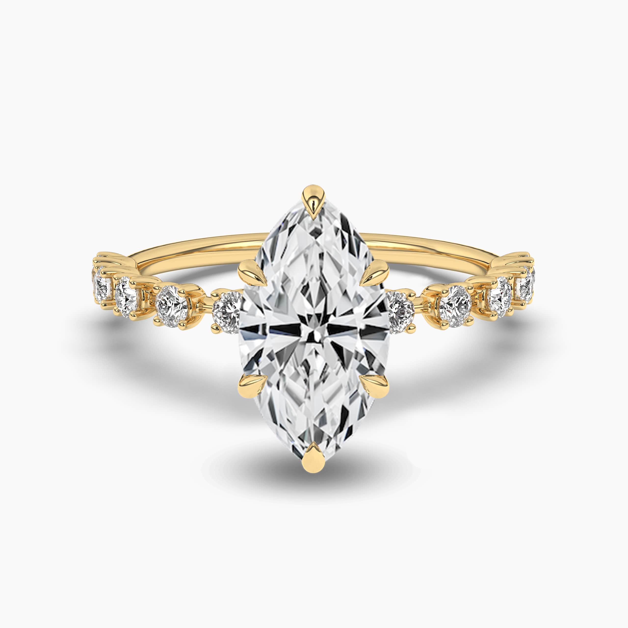 2.00ct marquise diamond ring white gold