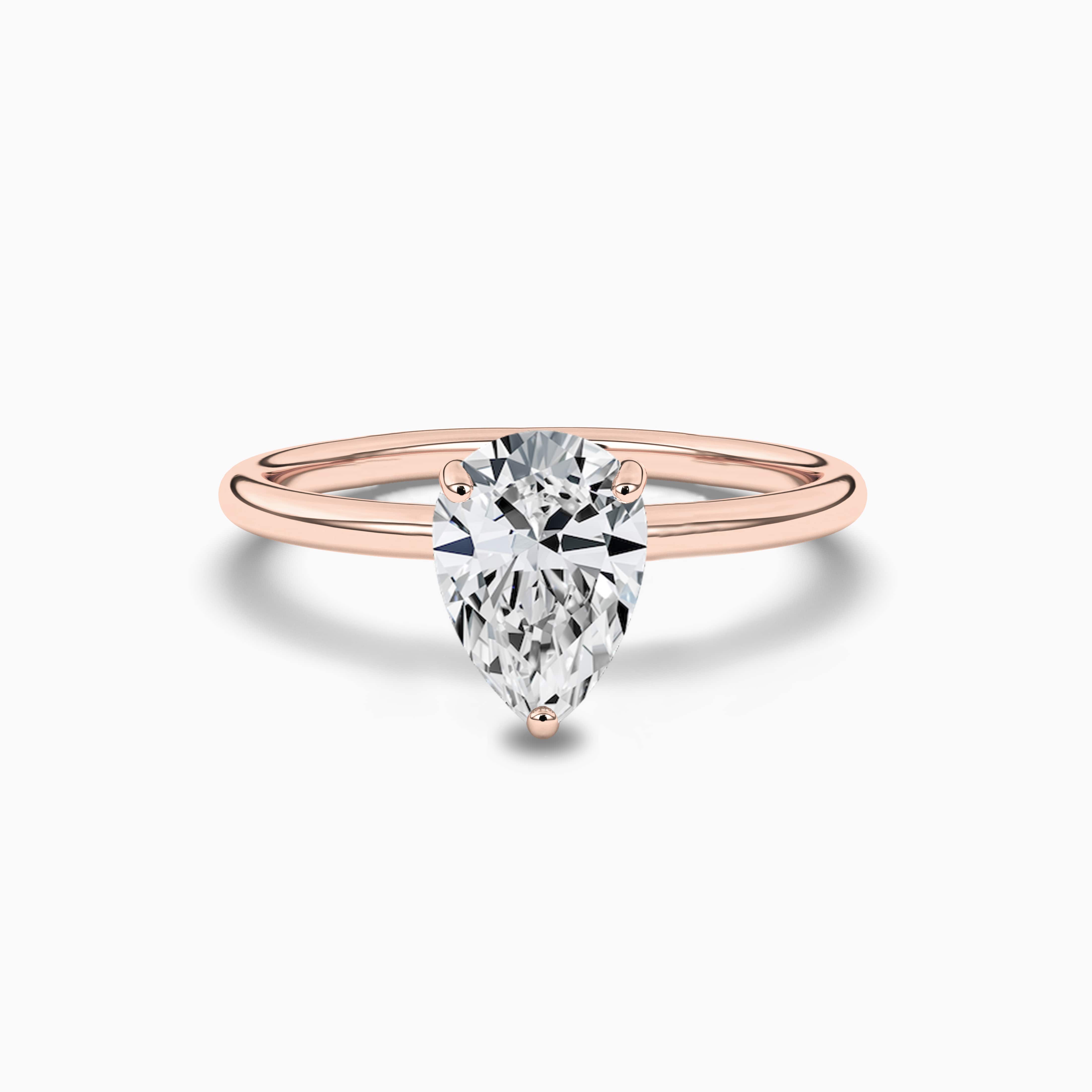  pear solitaire engagement ring