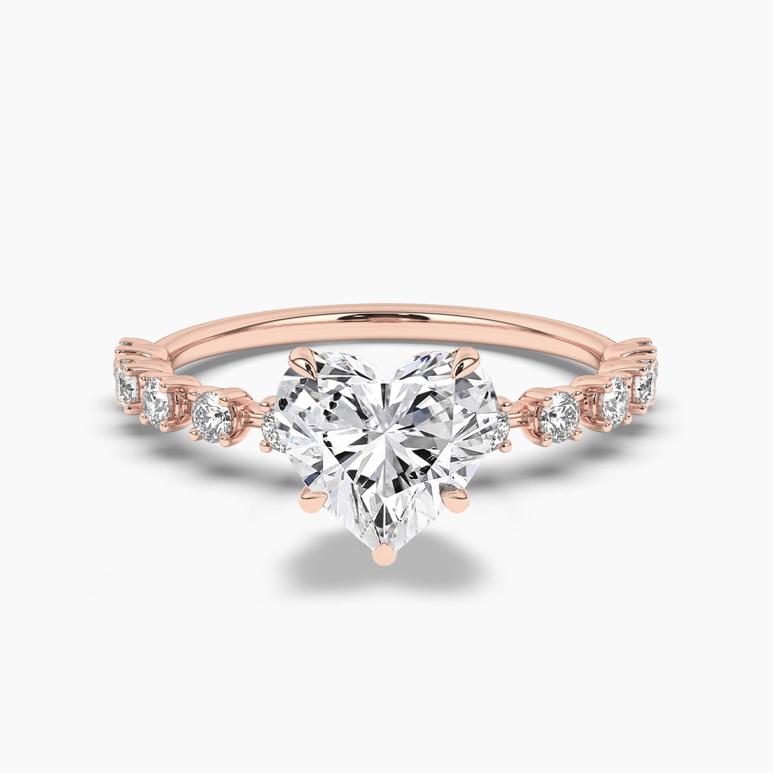 2.00ct heart shaped engagement rings