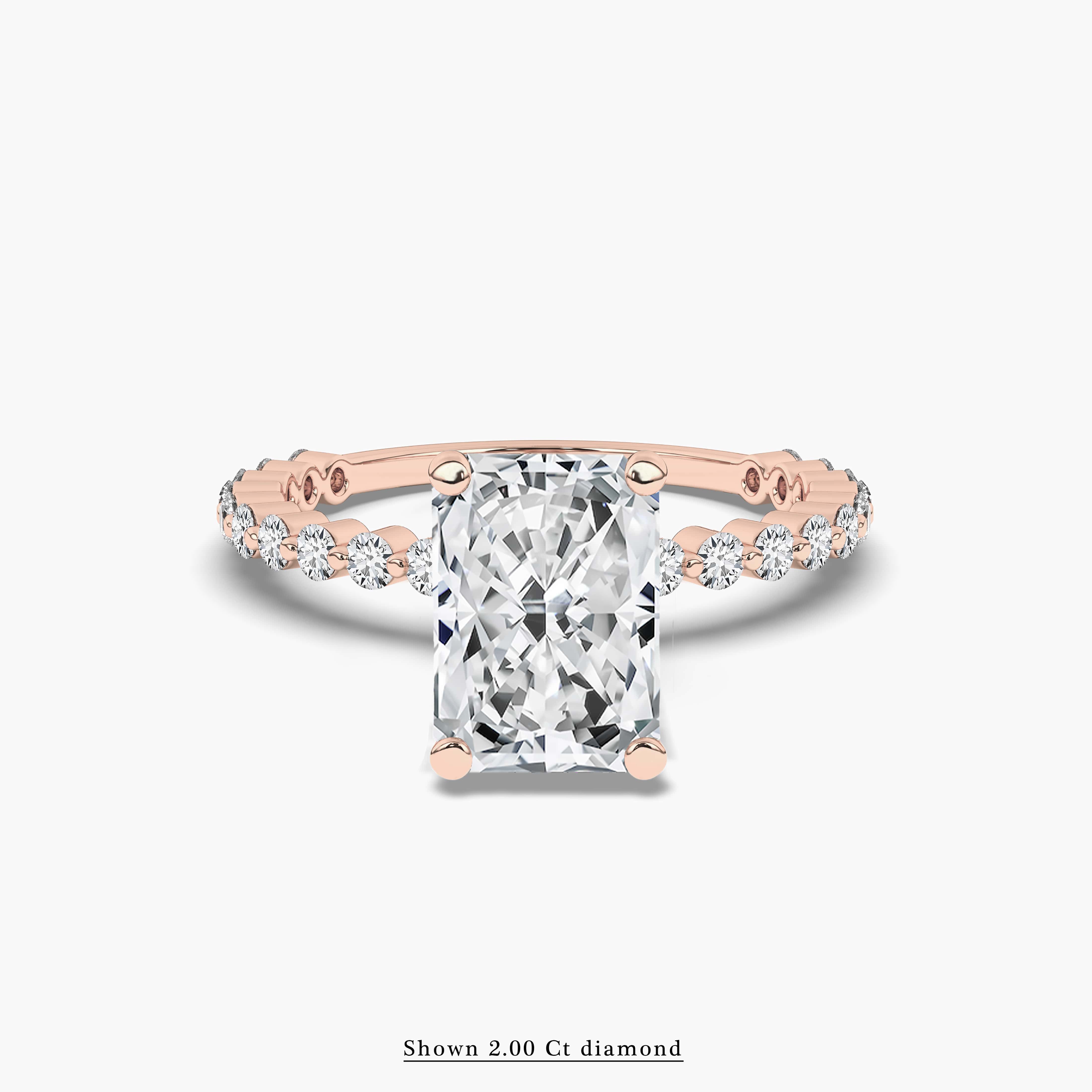 2.00 ct Radiant Engagement Ring