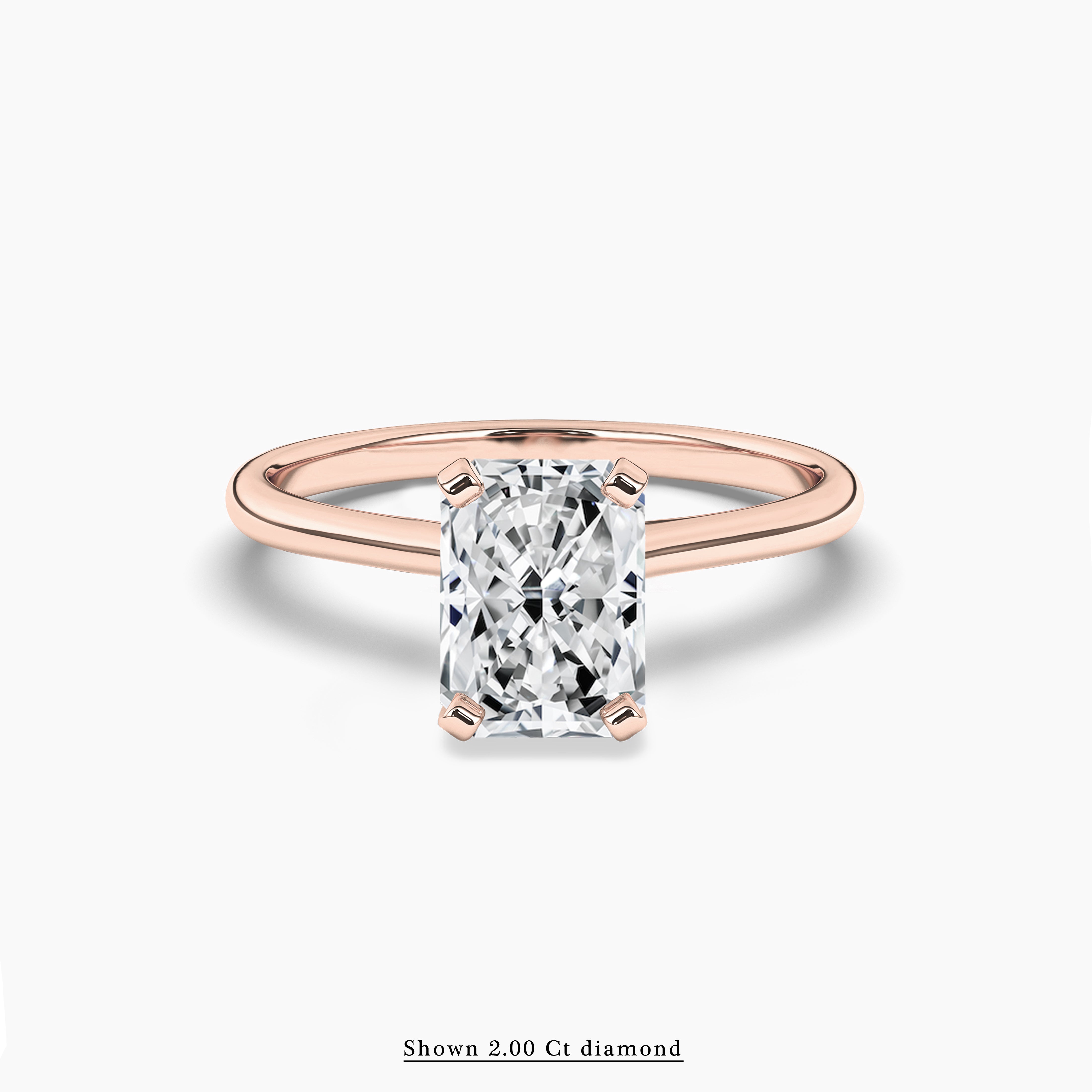 2 carat solitaire diamond ring