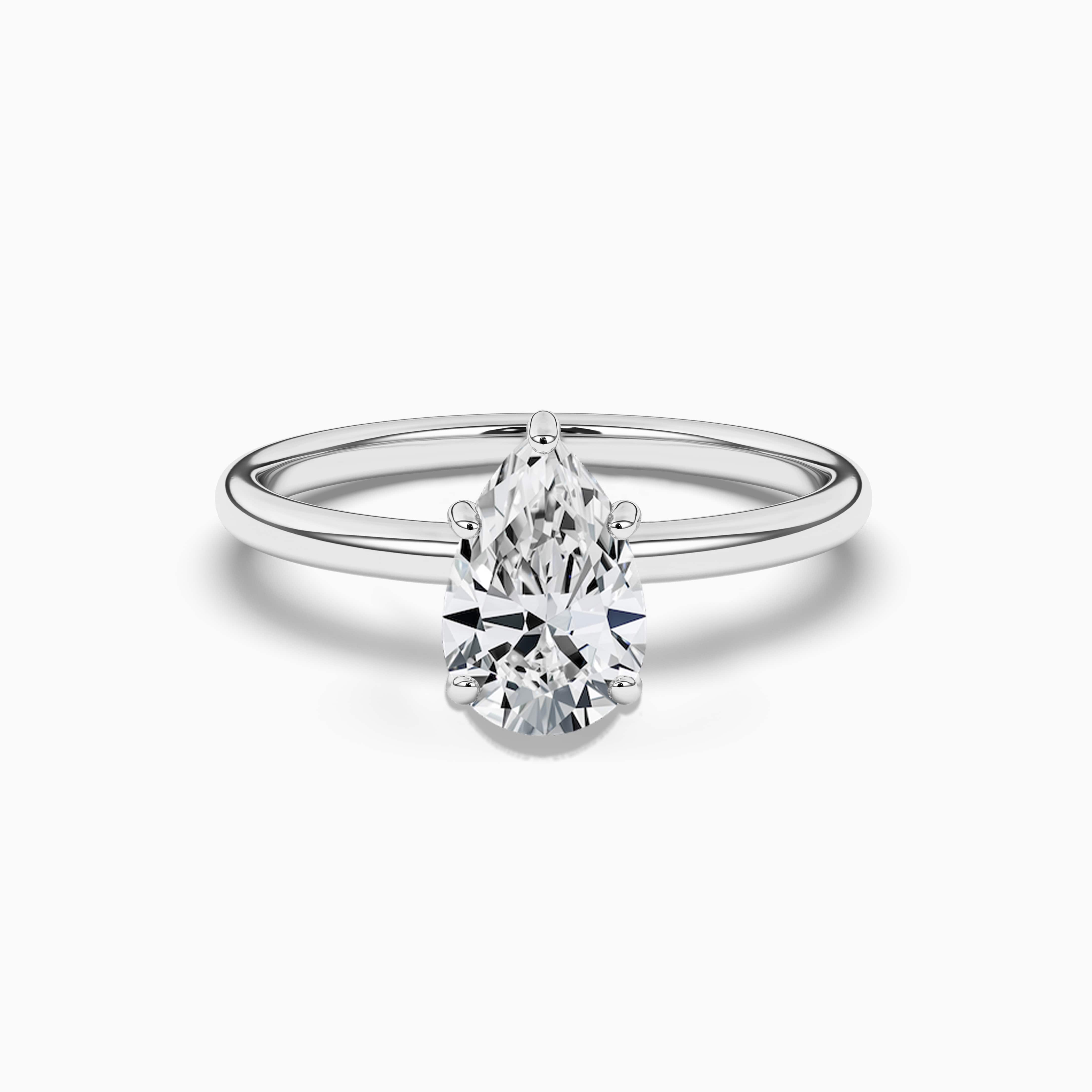 solitaire oval cut engagement rings
