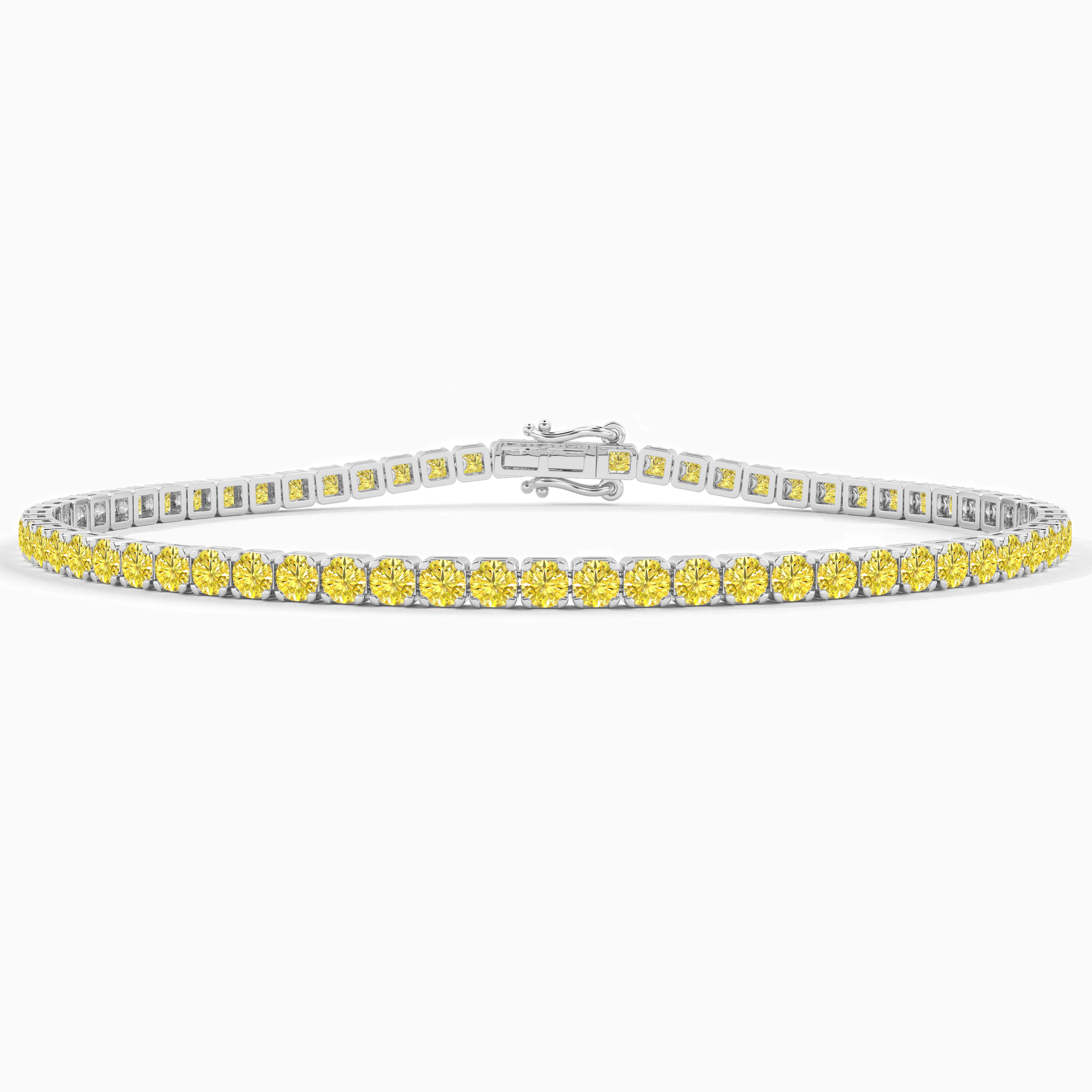 yellow diamond bracelet