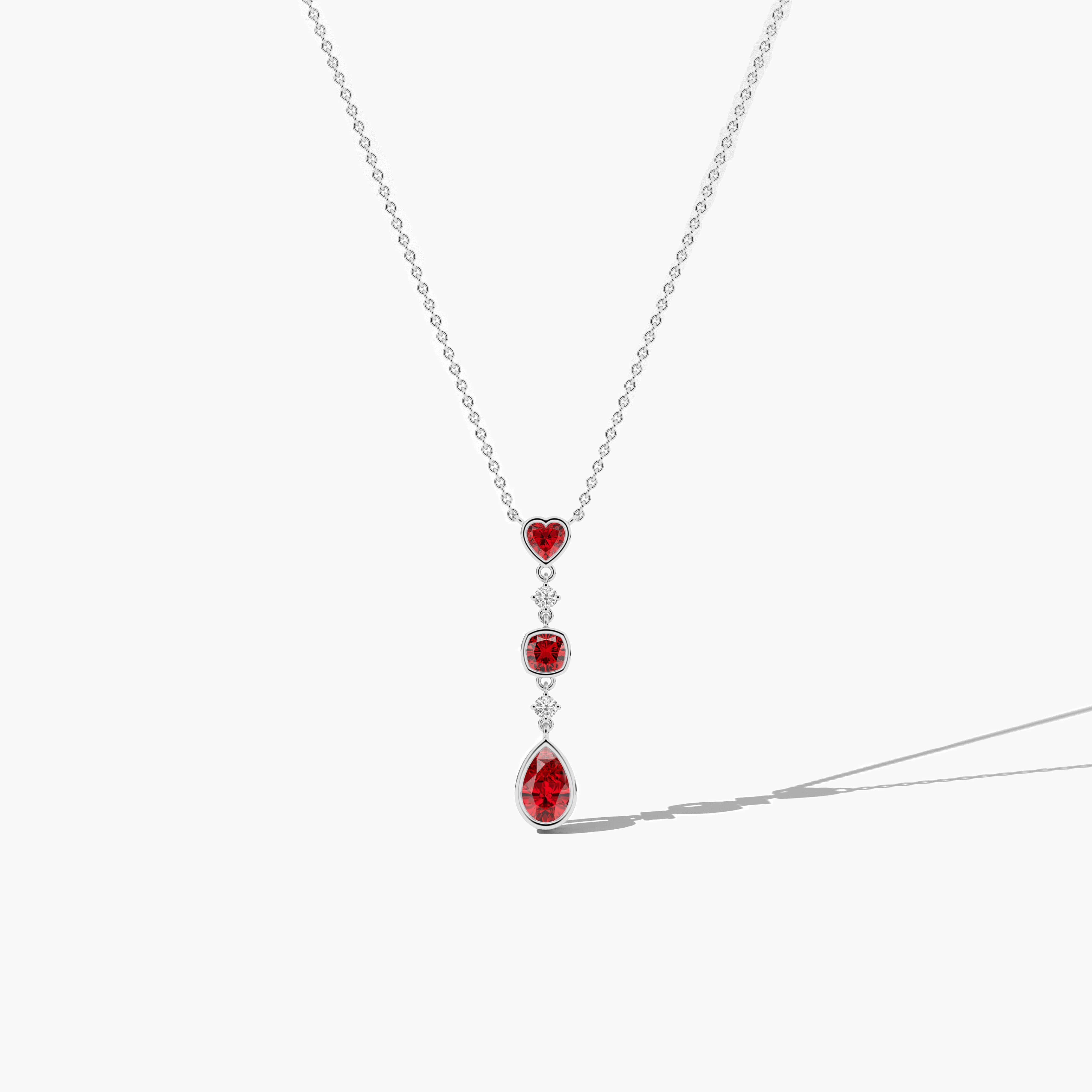 gemstone diamond necklace