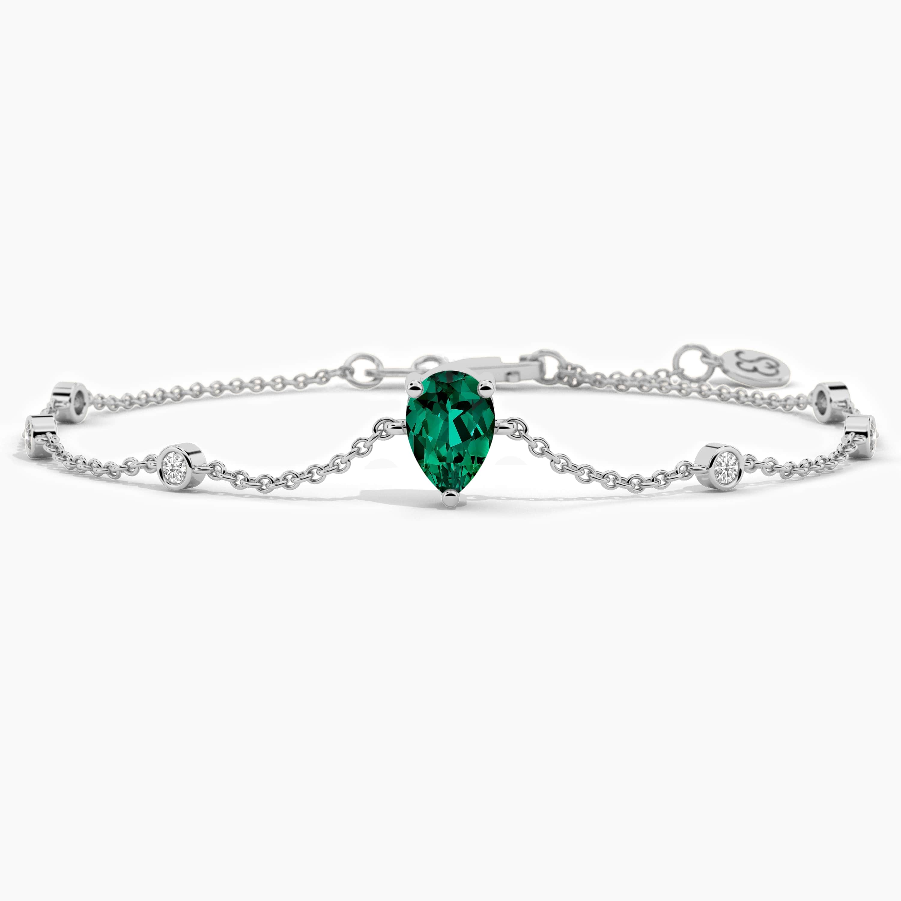 emerald bracelet gold