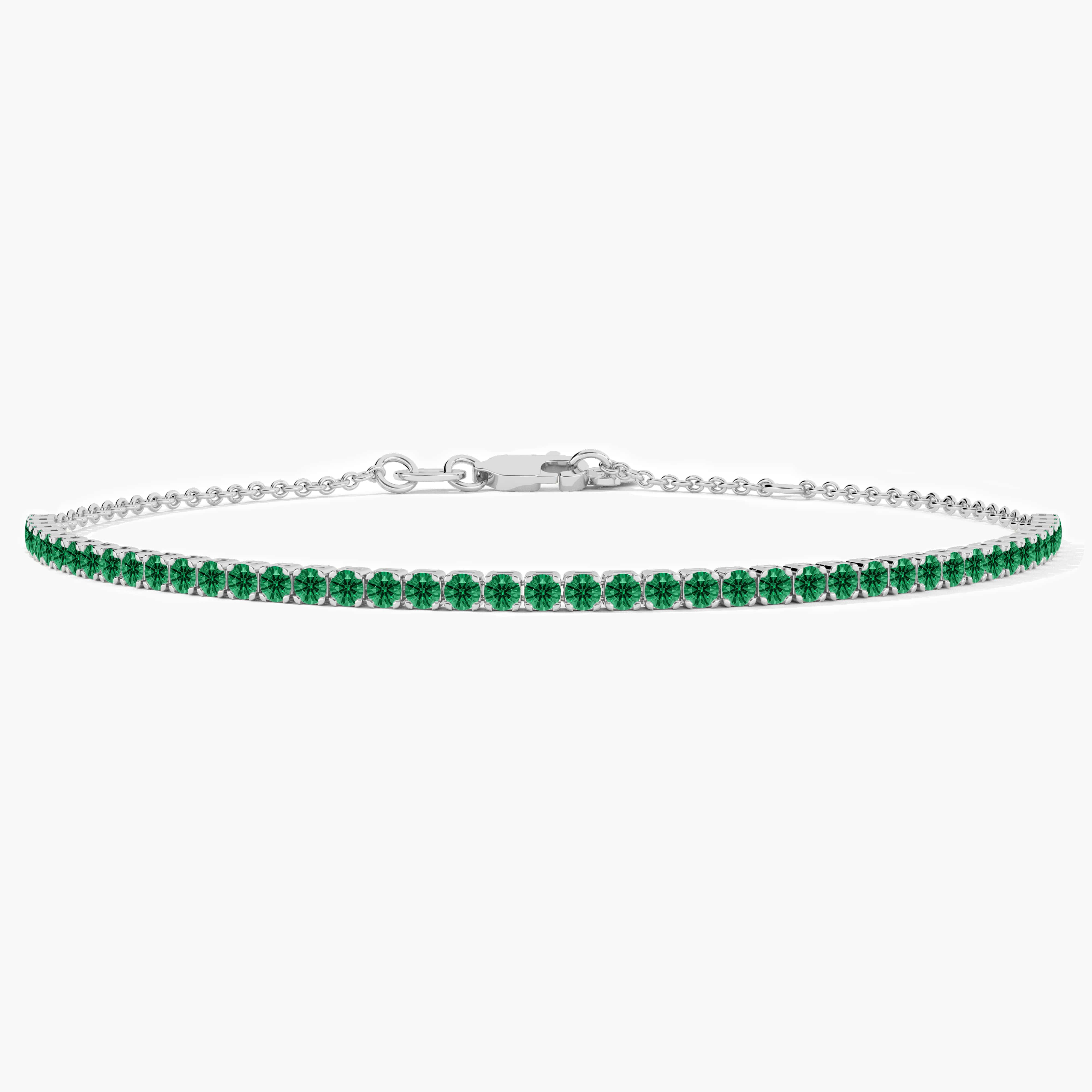 bracelet diamond emerald tennis​