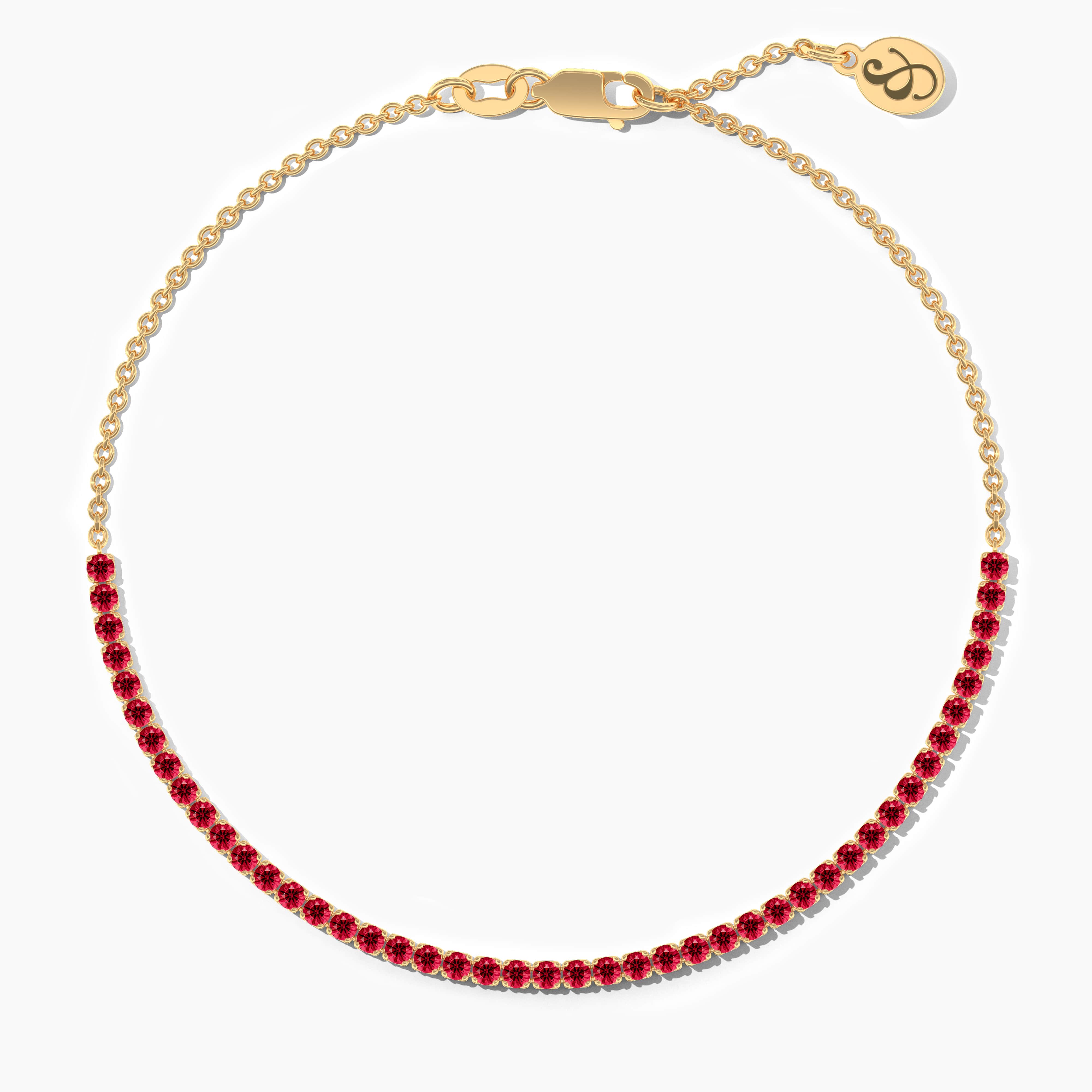 ruby and diamond bracelet