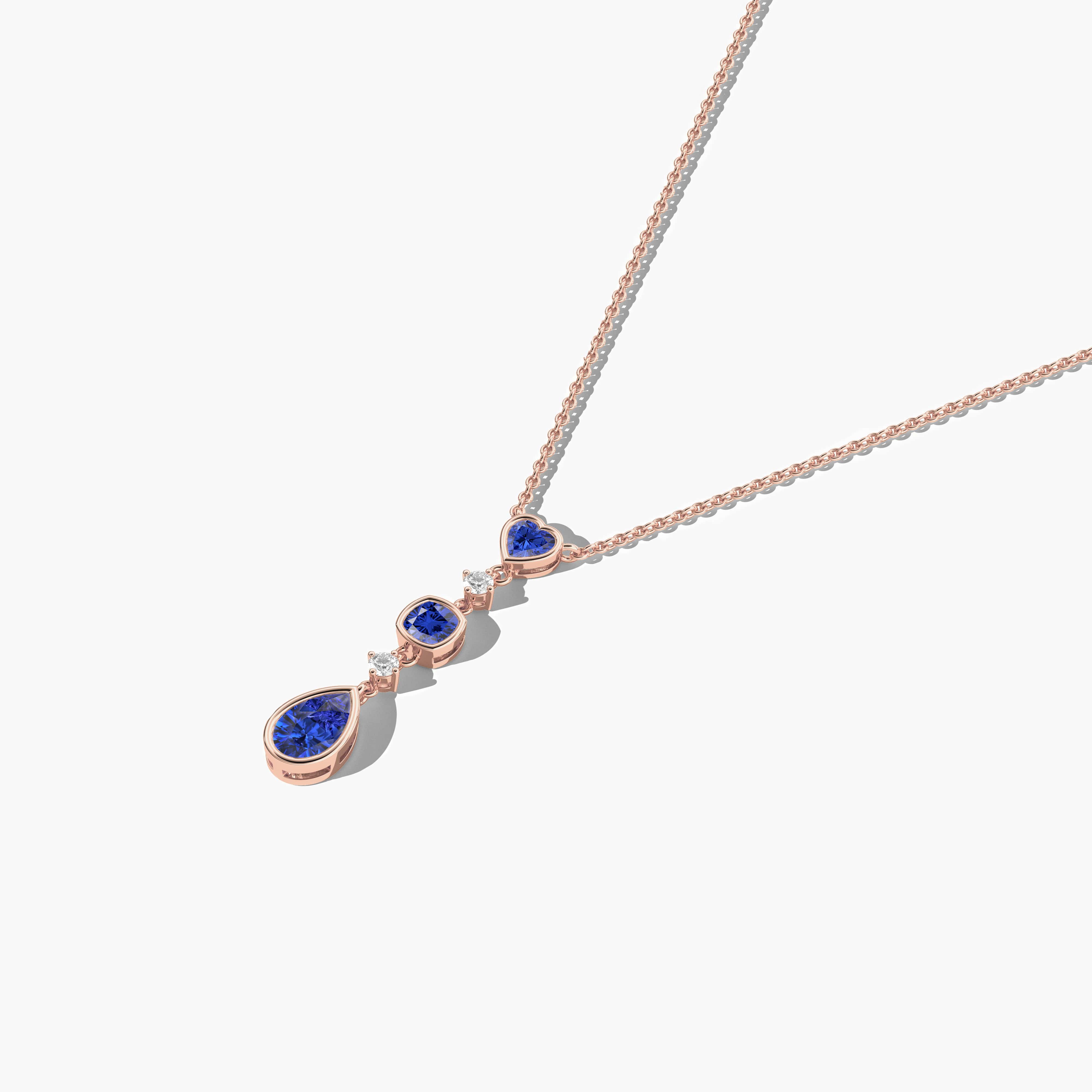 blue sapphire necklace