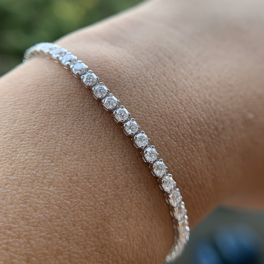 moissanite tennis bracelets