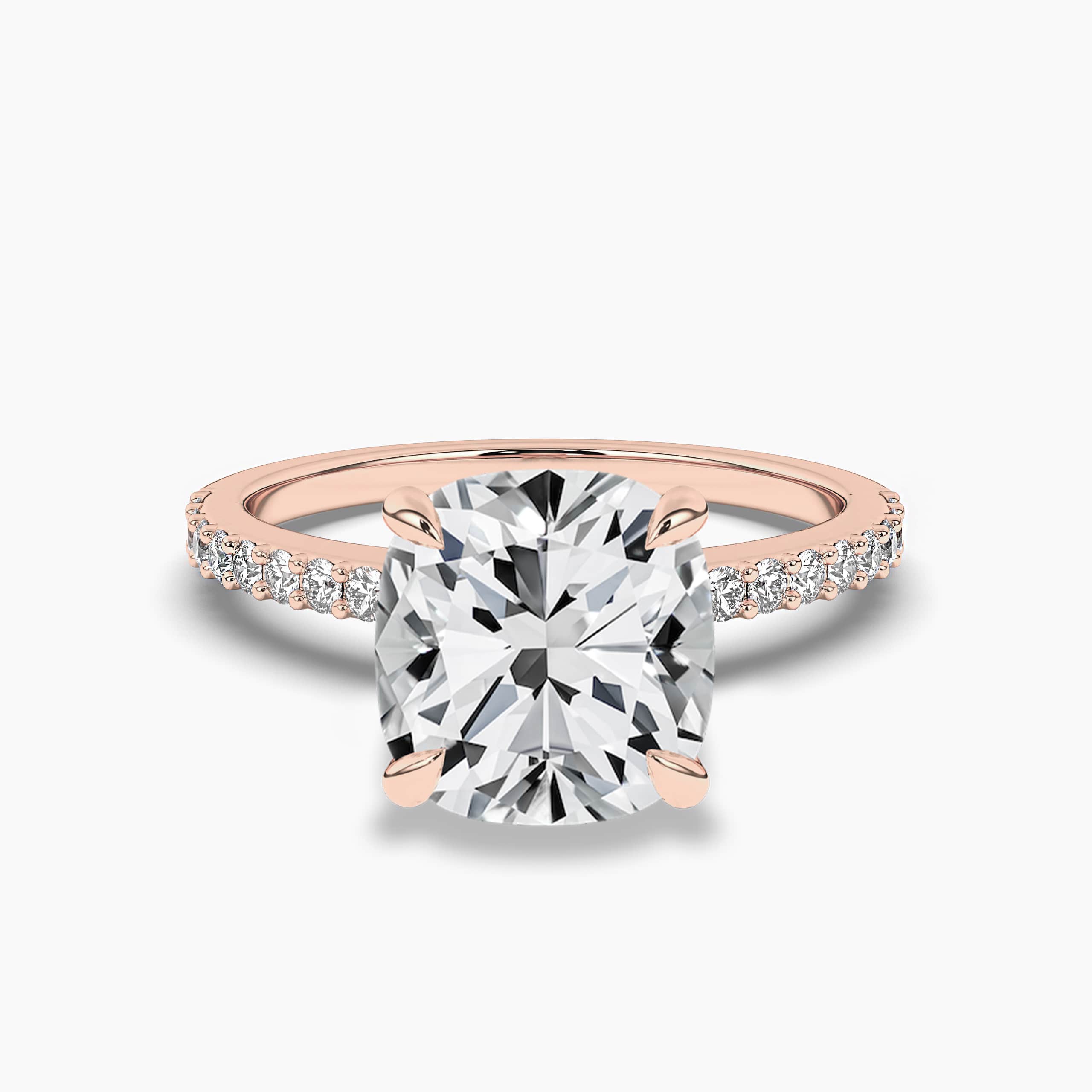 3 carat cushion cut halo engagement rings 