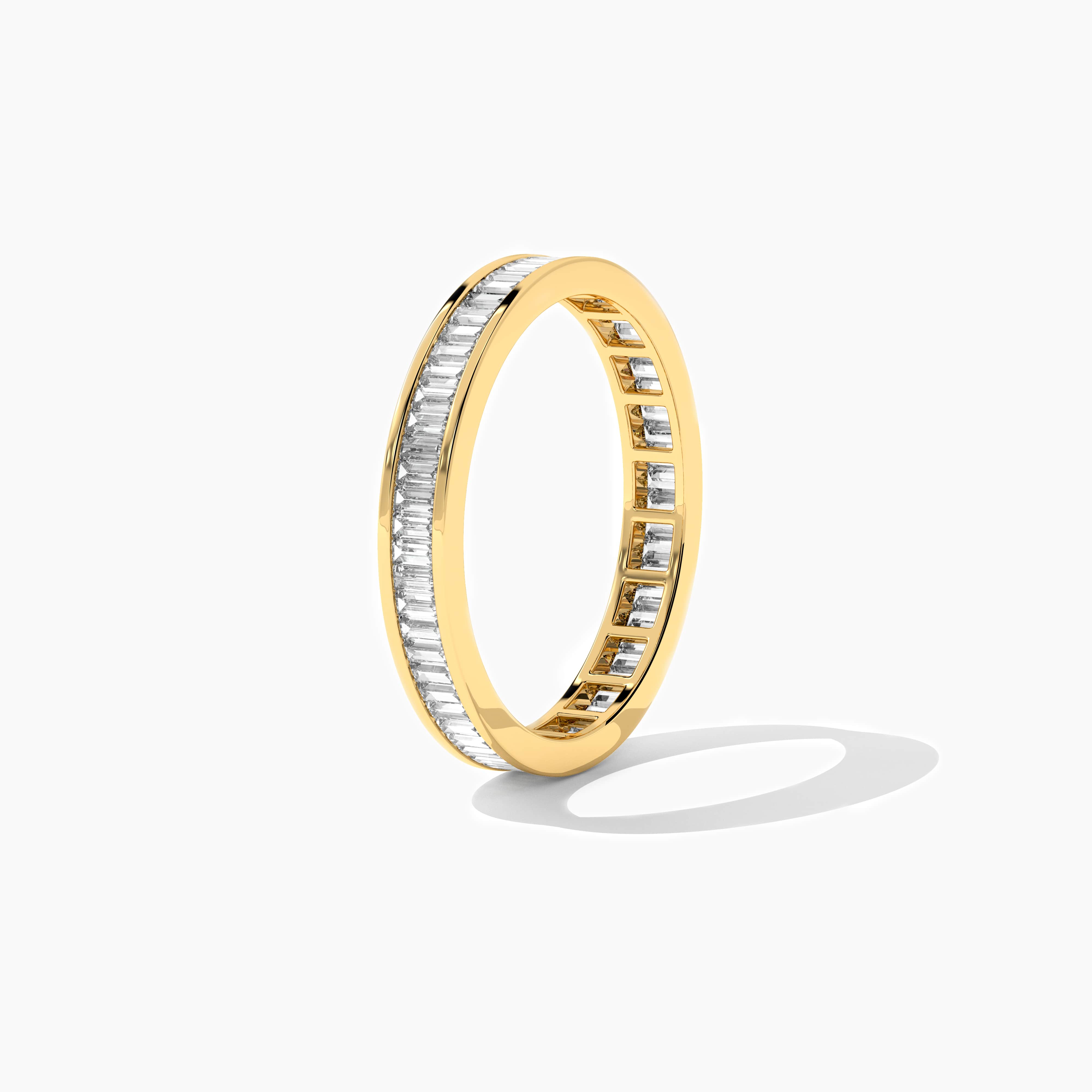 lab grown diamond wedding band