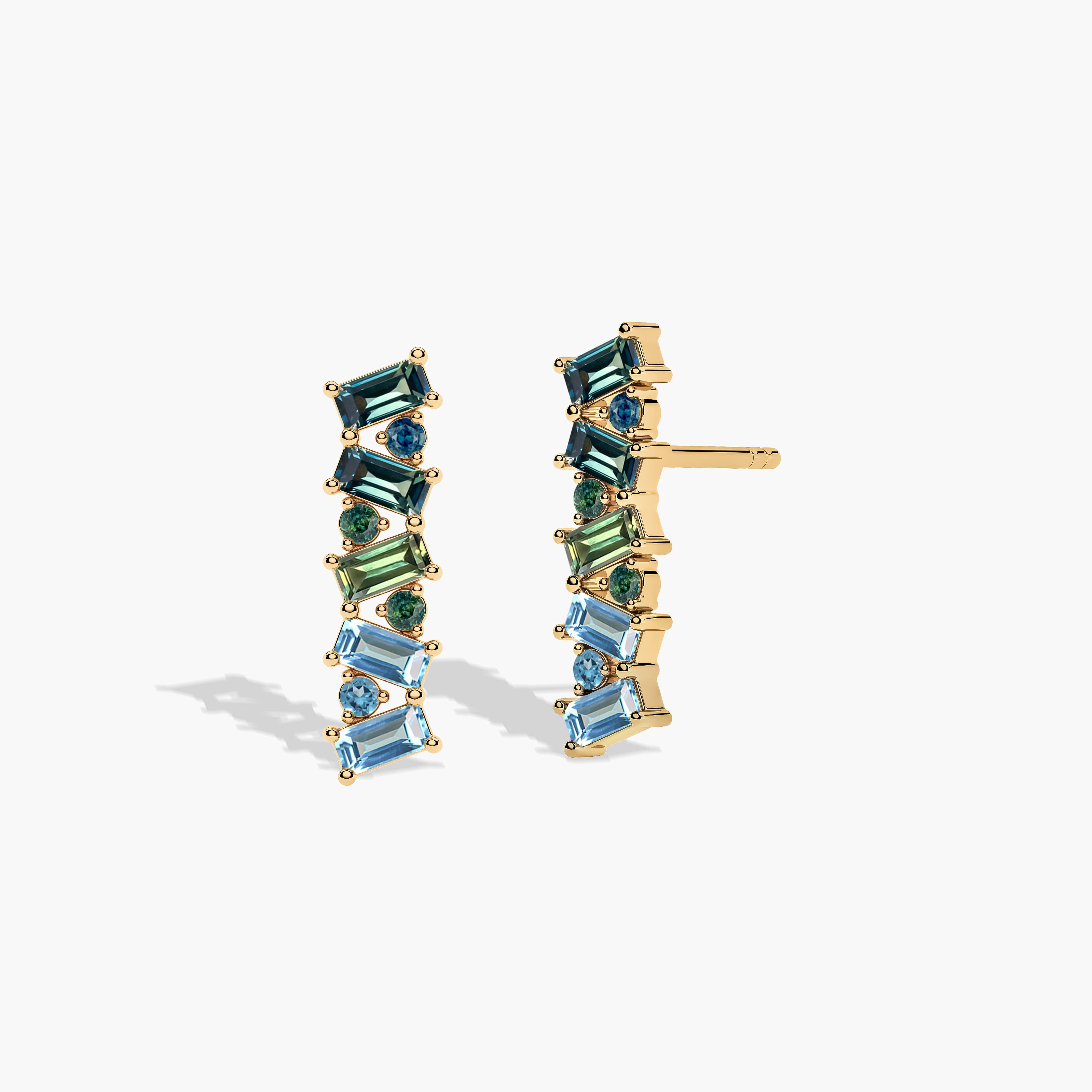 gemstone earrings