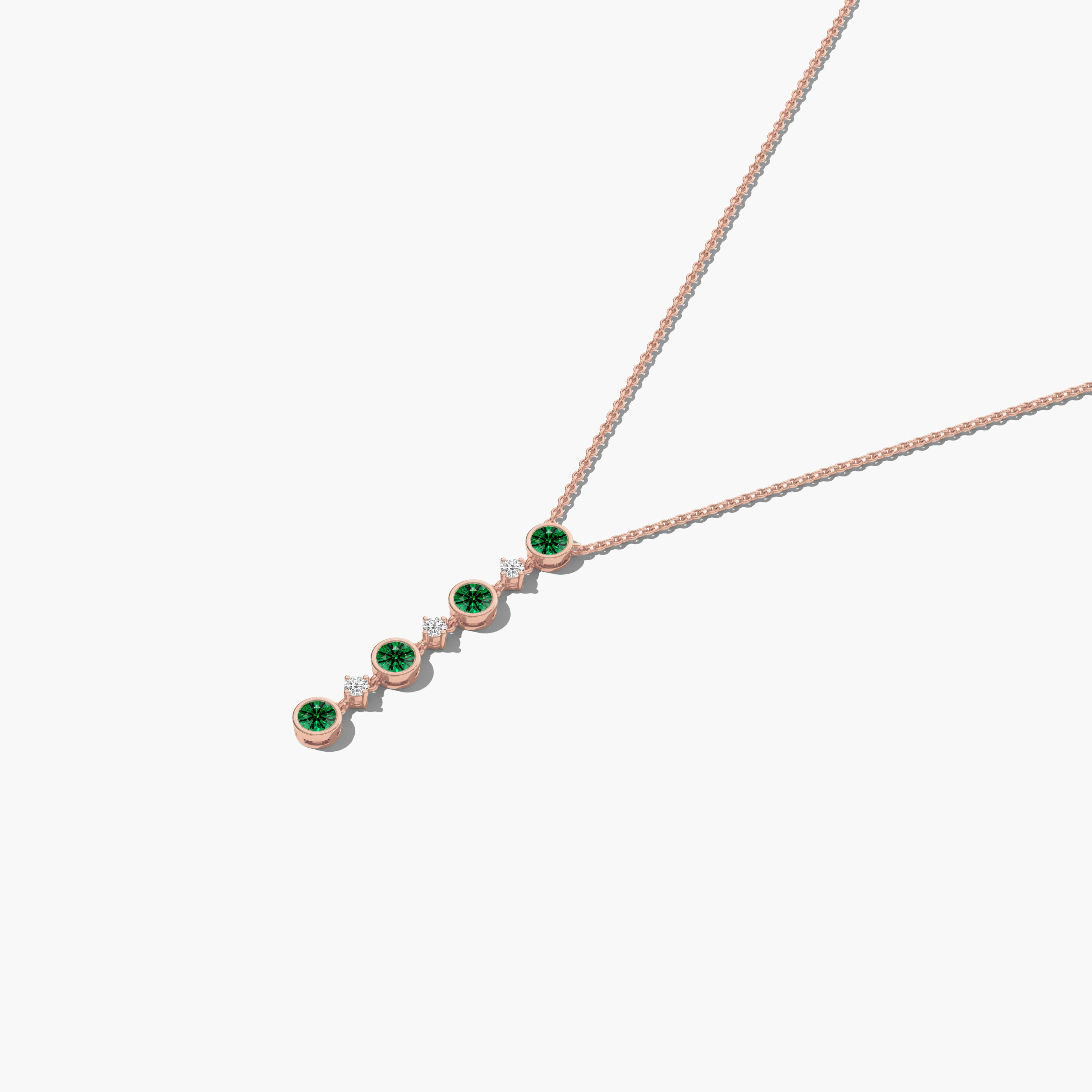 emerald pendant neckalce