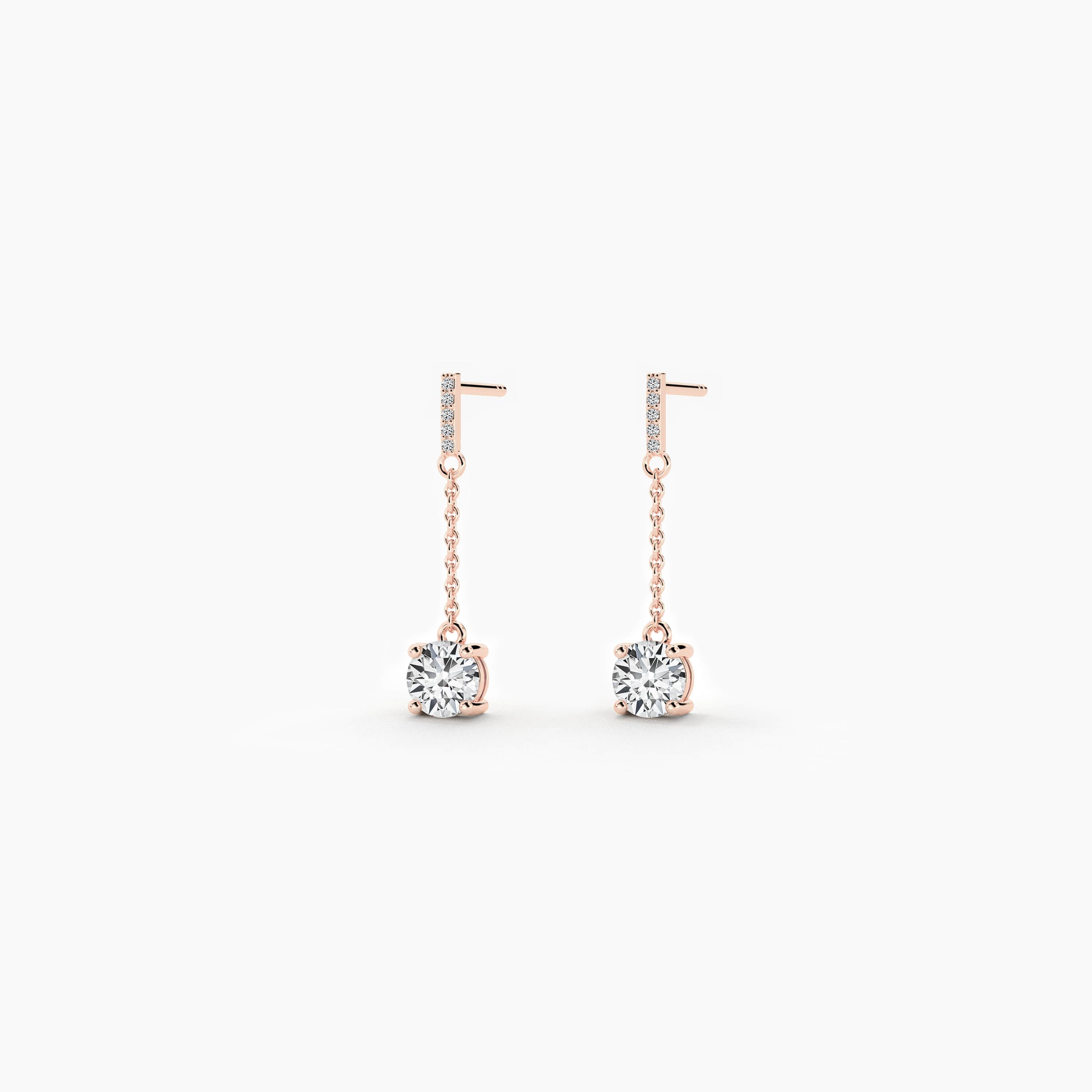 drop earring for woman rose gold 