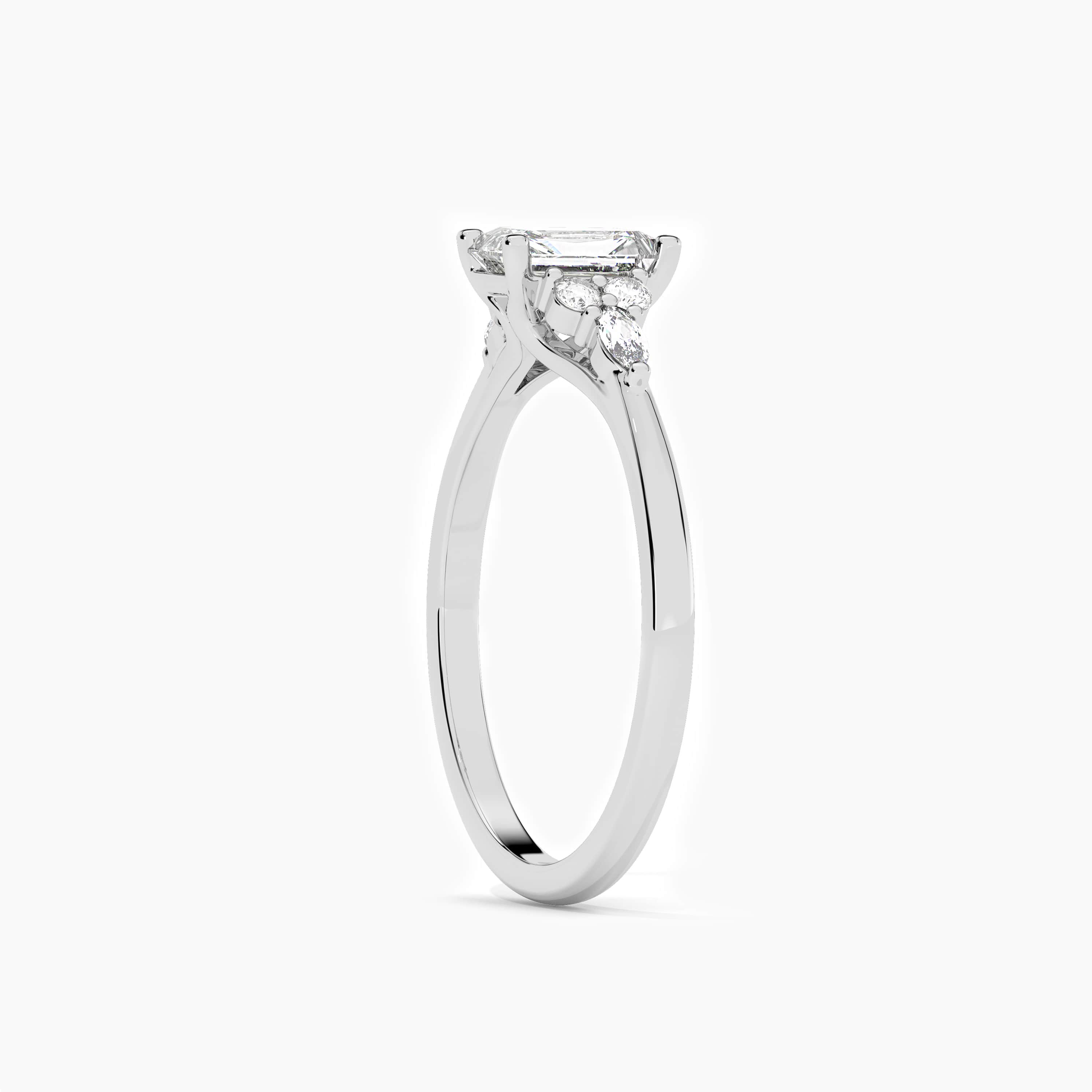 radiant cut diamond ring