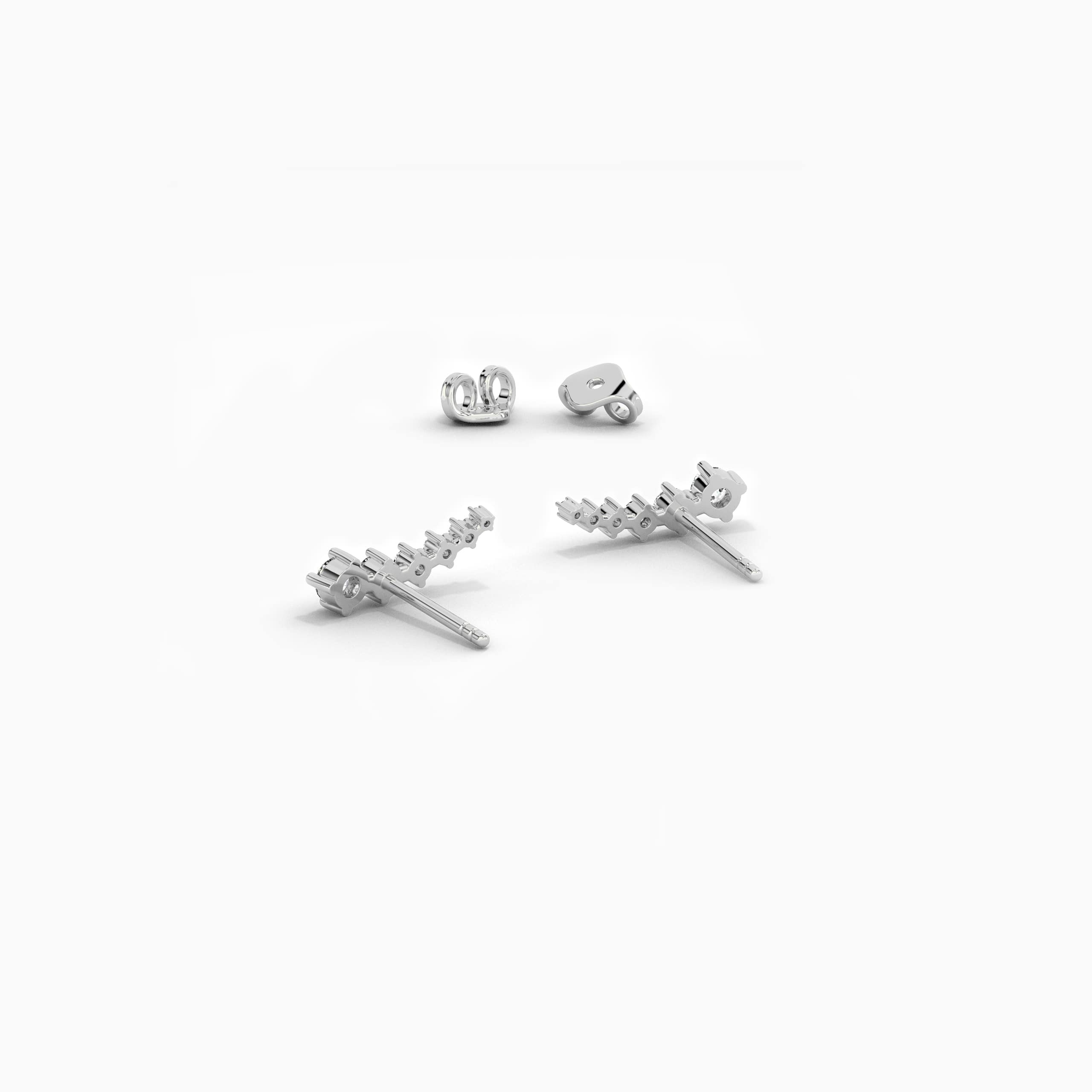 climber stud earring 