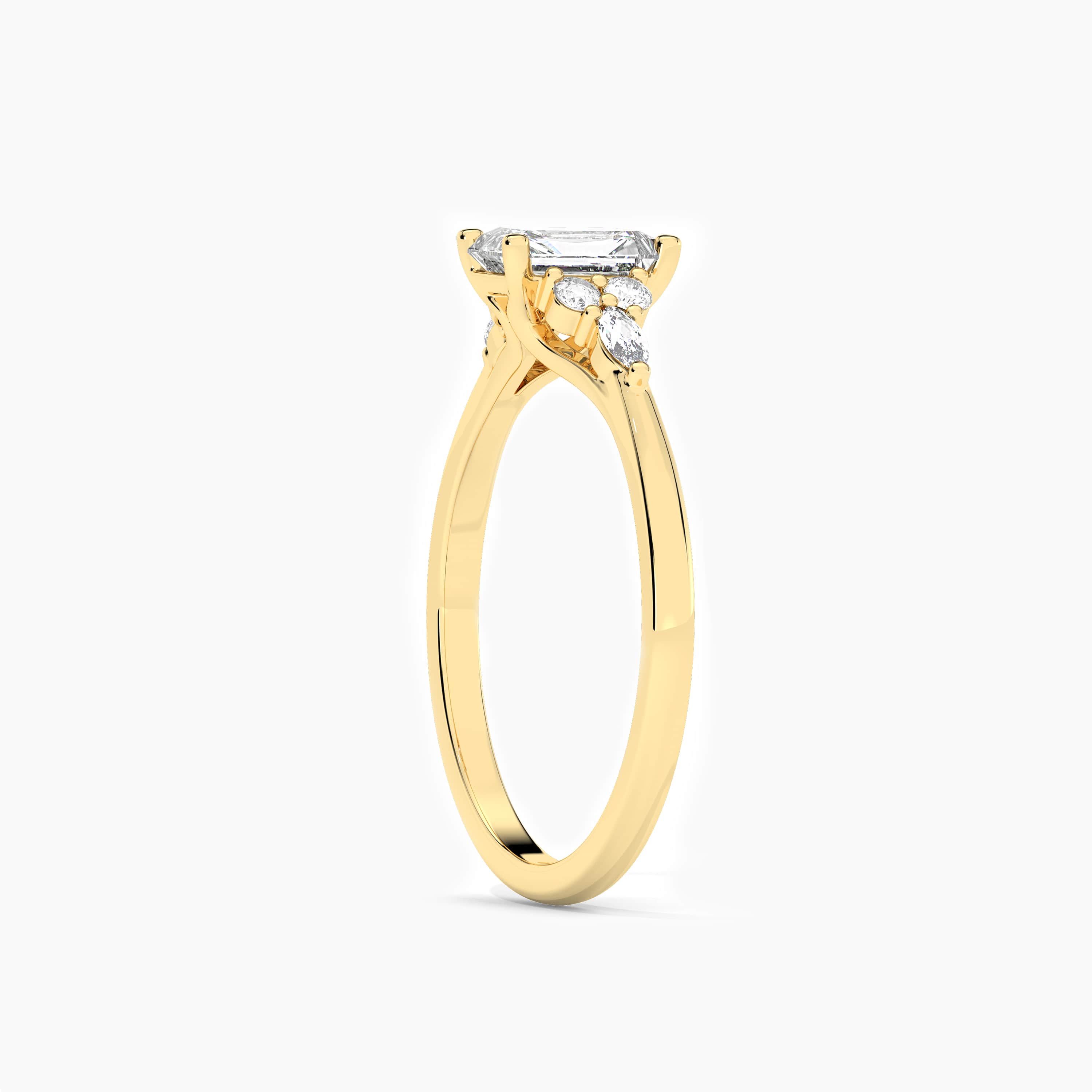 radiant cut engagement rings