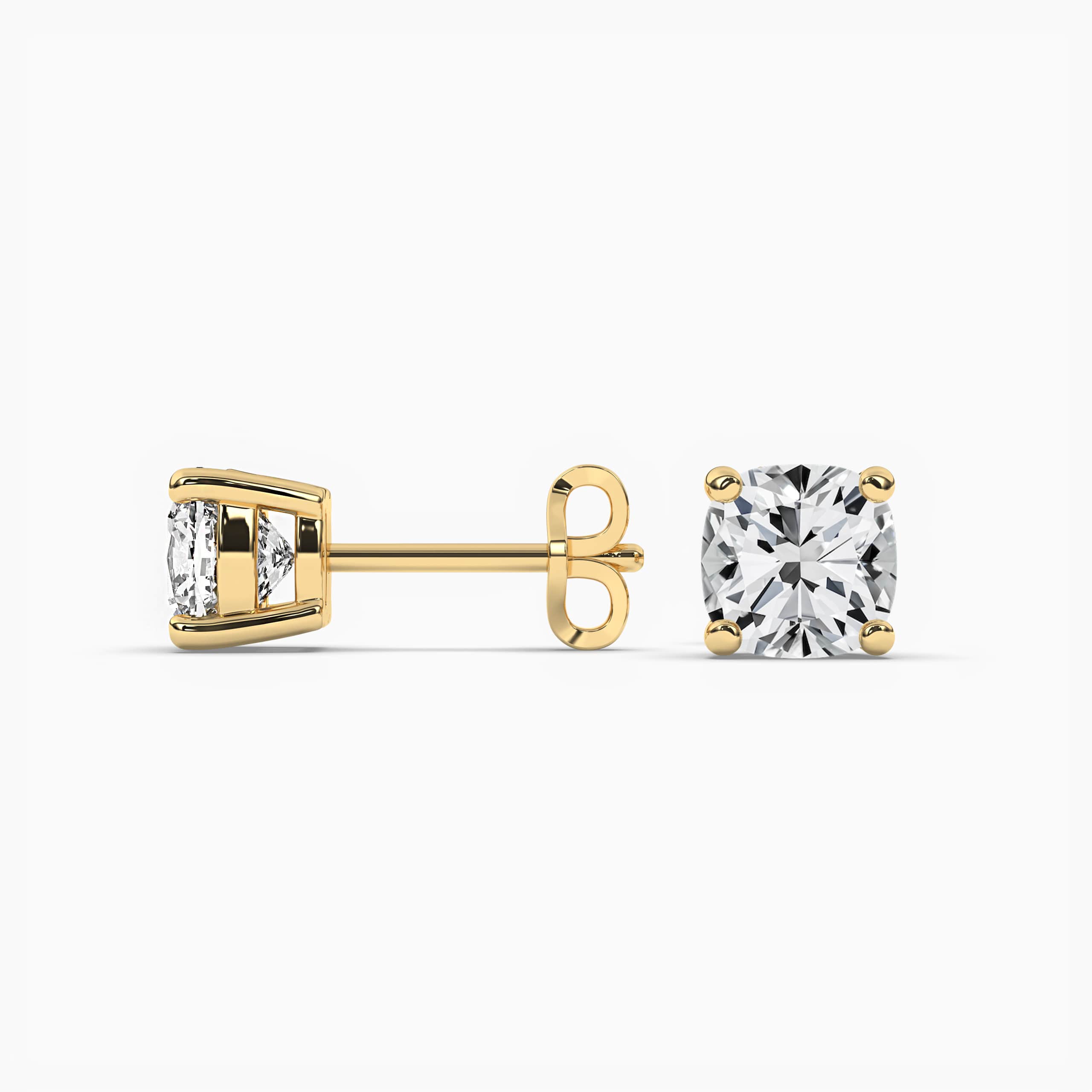 SOLITAIRE DIAMOND STUD EARRINGS