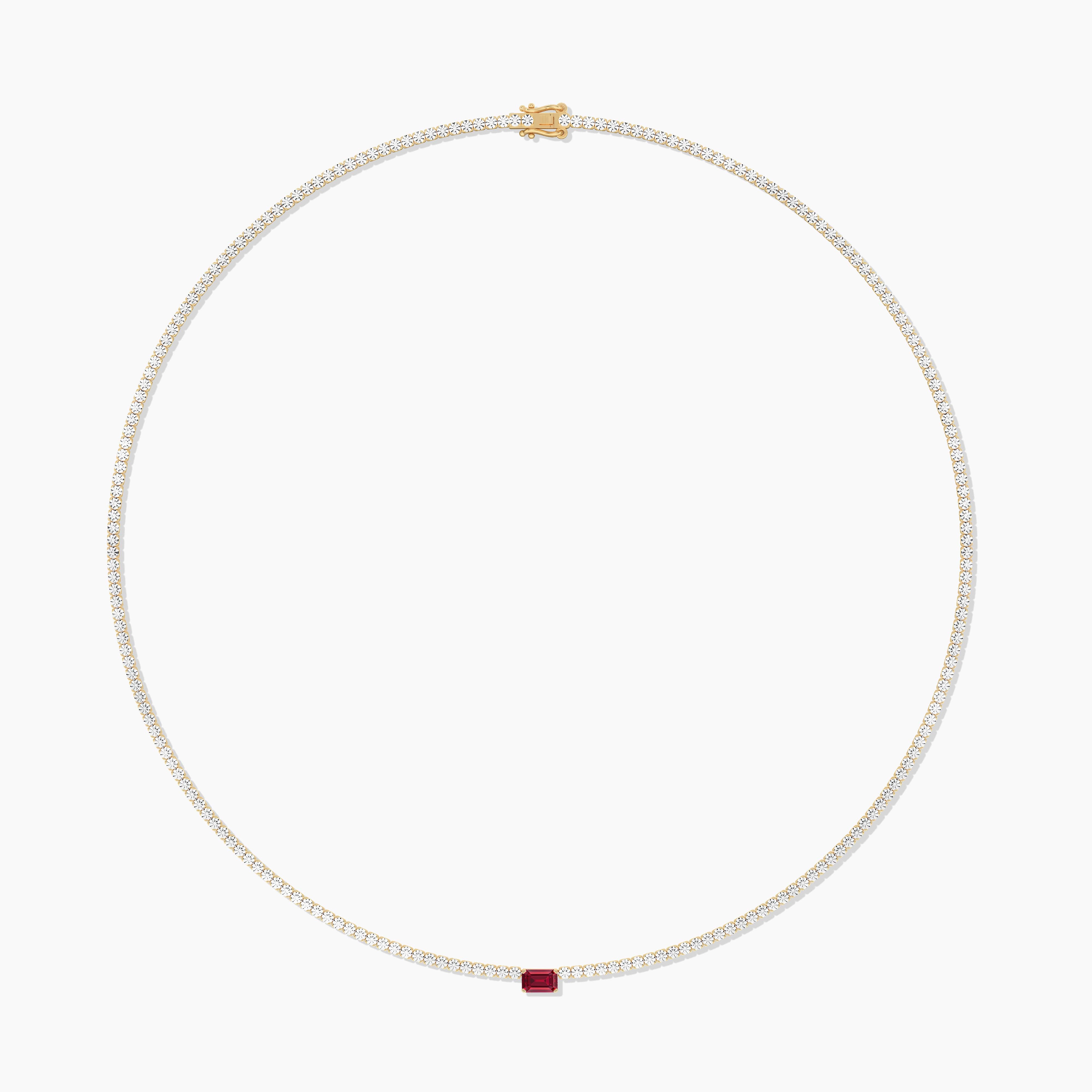 gold and ruby necklace