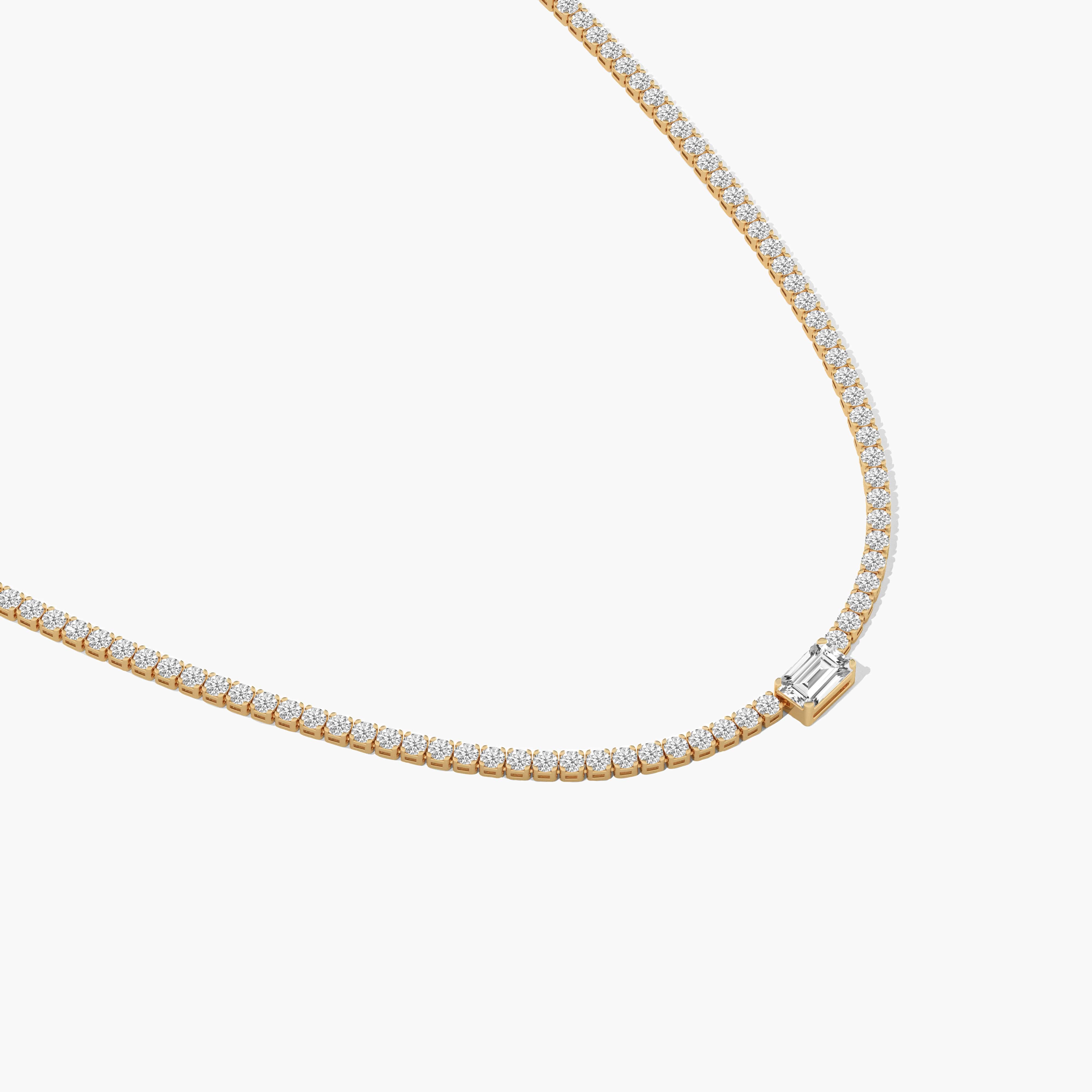 diamond tennis necklace