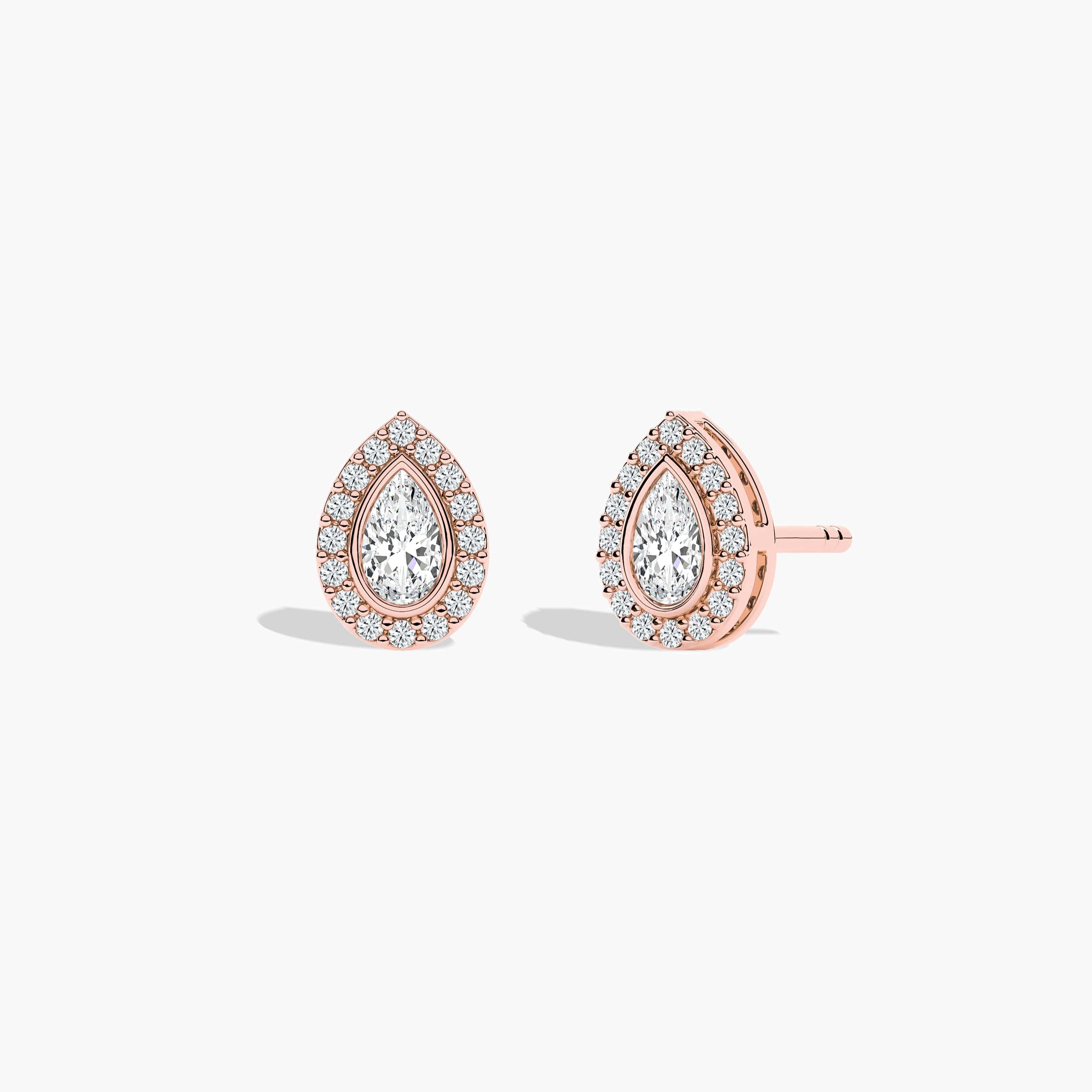 low profile diamond earrings​