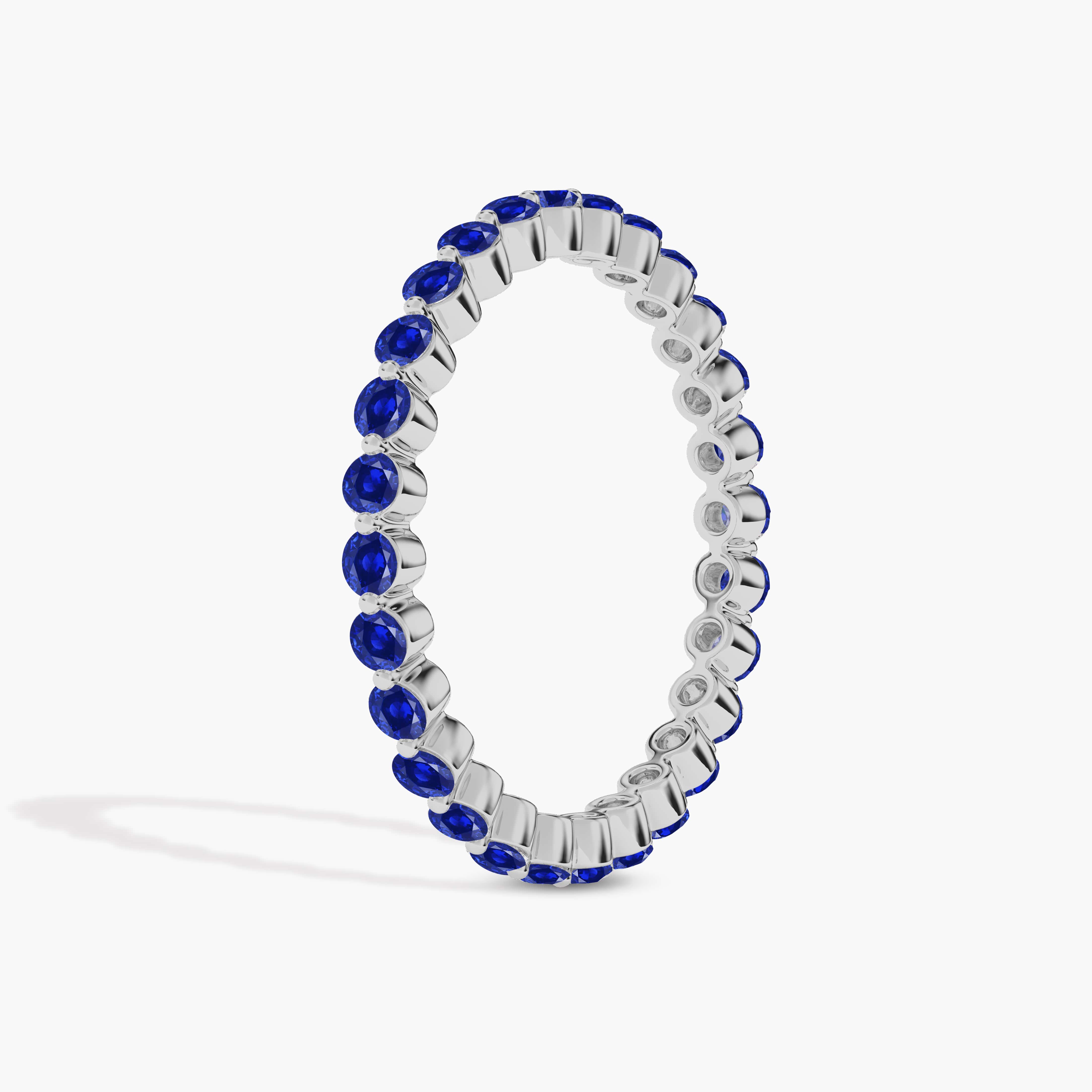 Sapphire Wedding Ring​ in Silver
