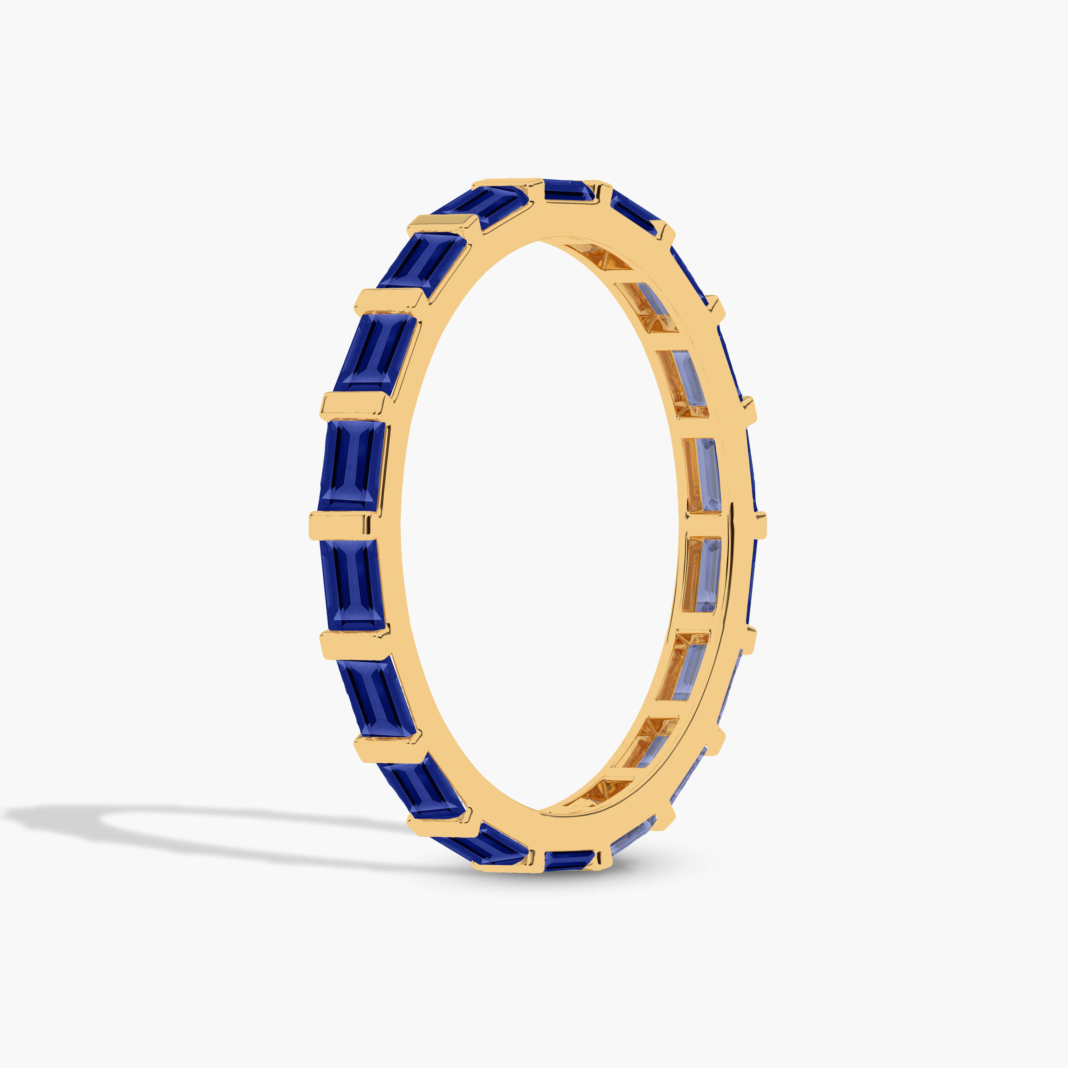 BLUE SAPPHIRE BAGUETTE RING