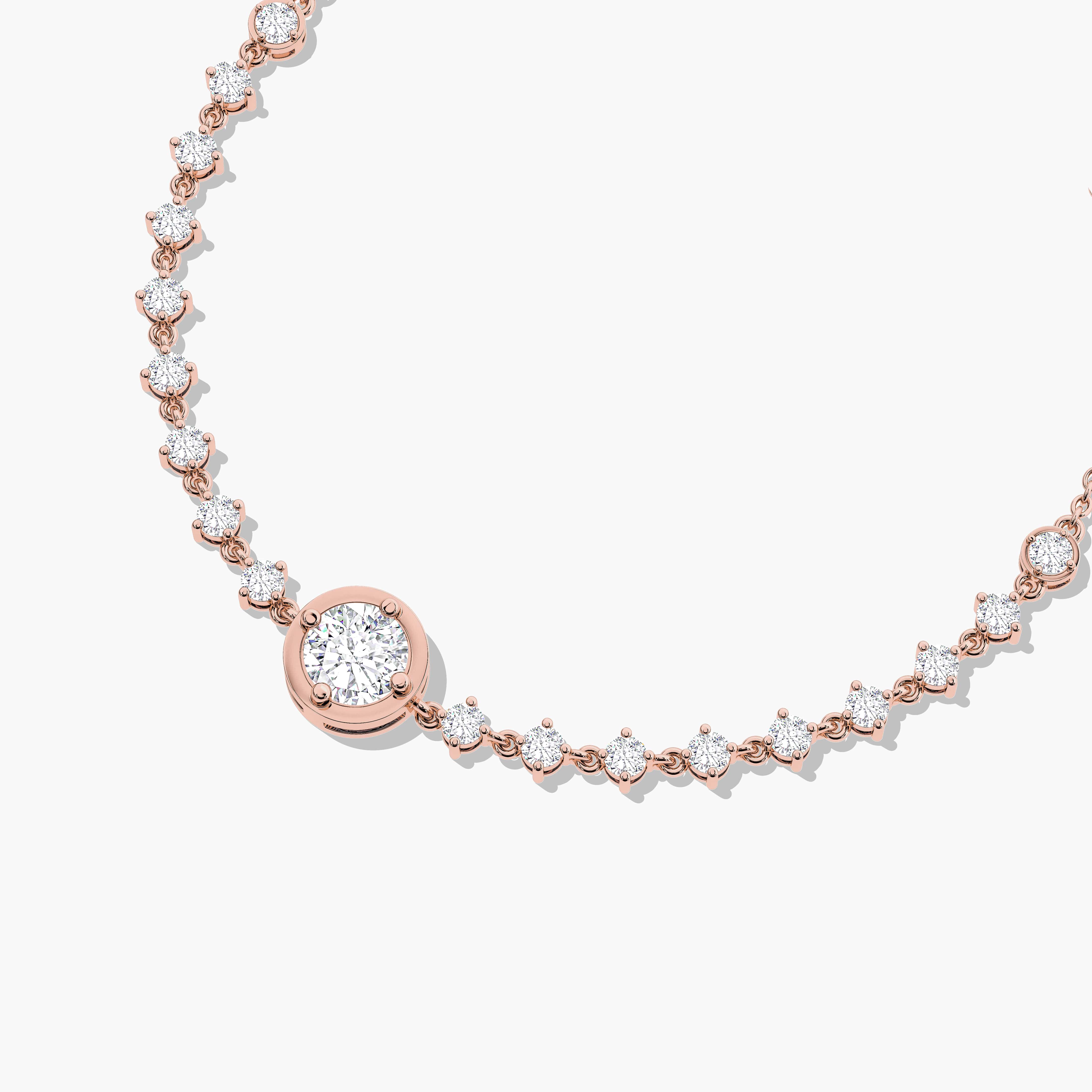 lab grown diamonds tennis bracelet​