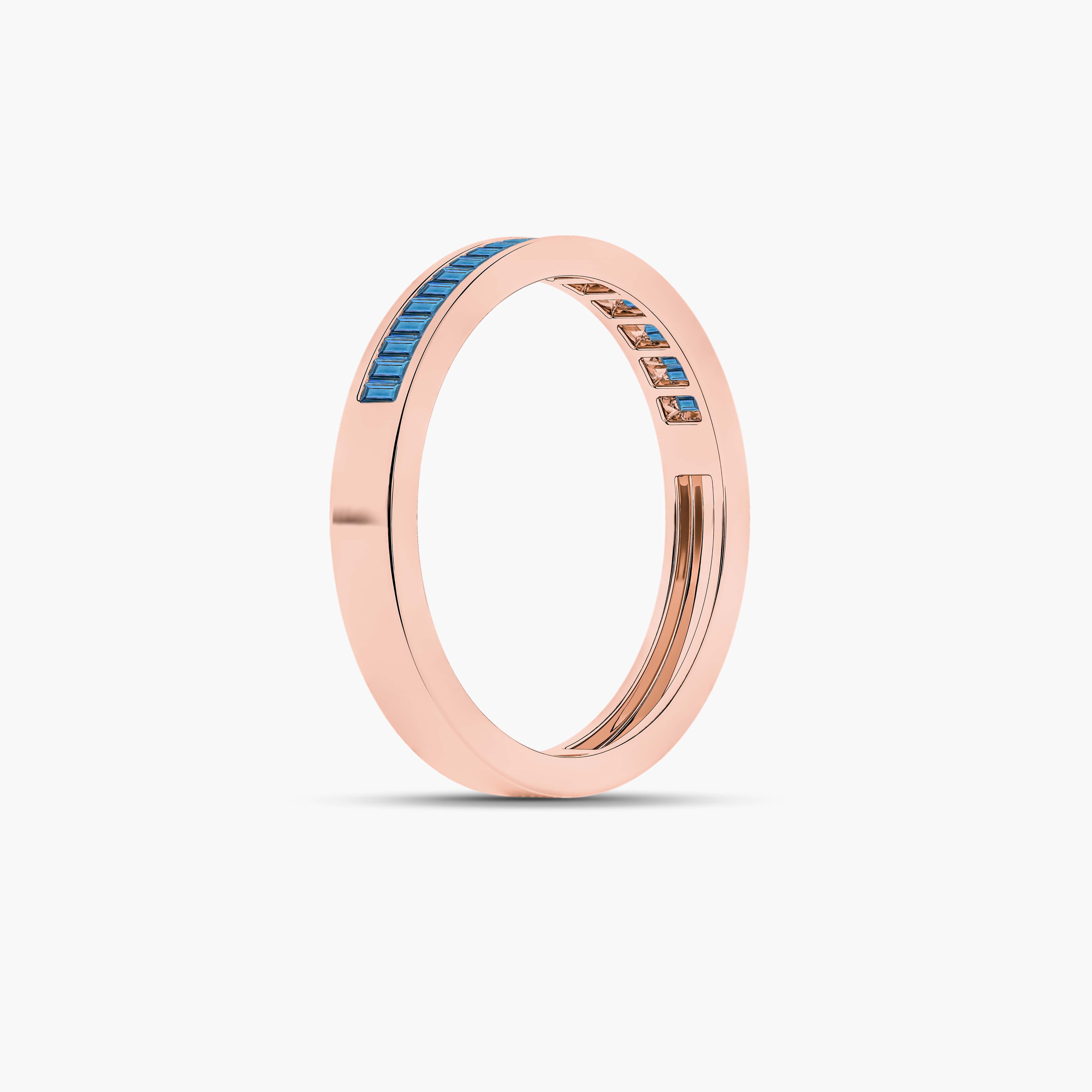 baguette diamond wedding band