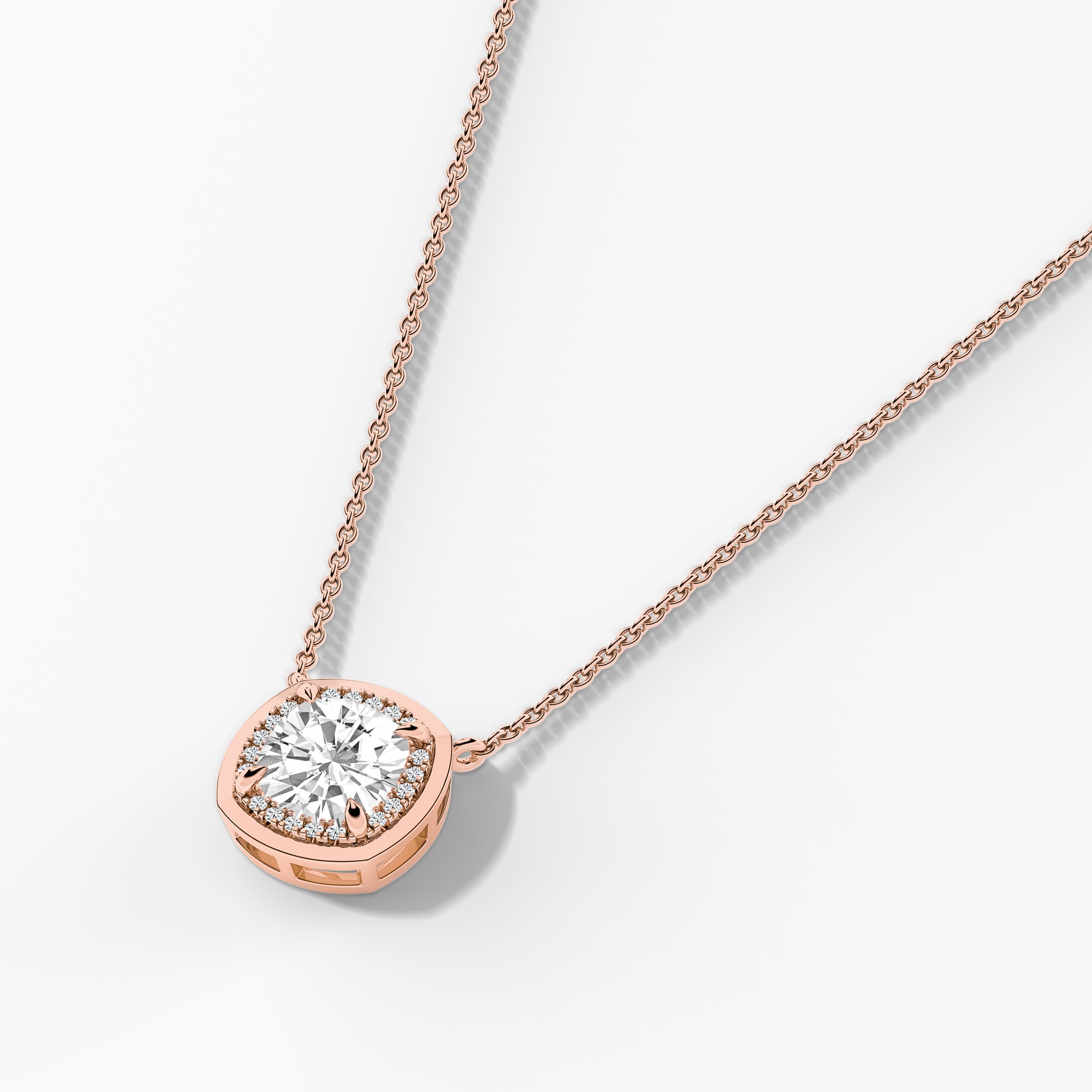 diamond pendant necklace halo