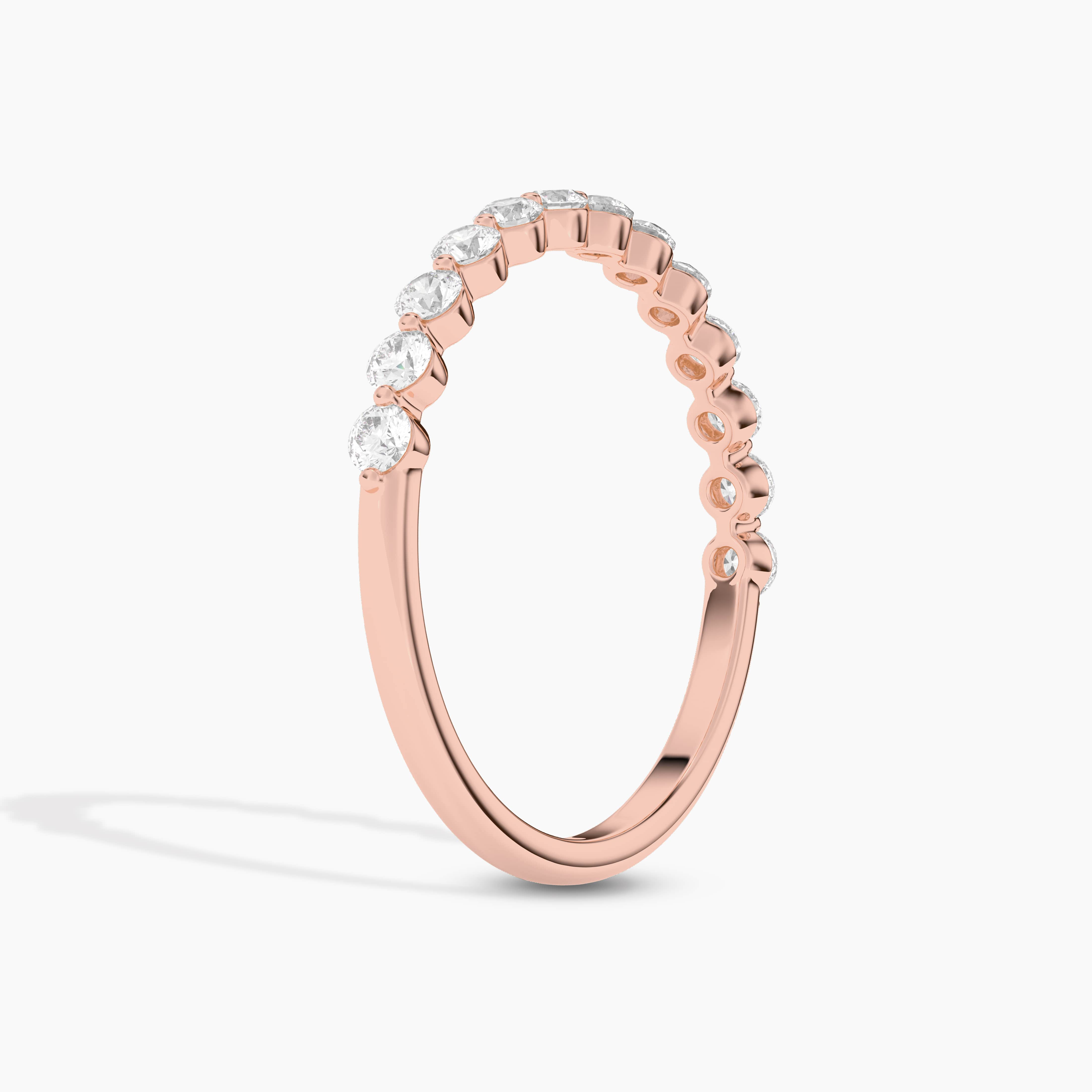 Rose Gold diamond Eternity ring