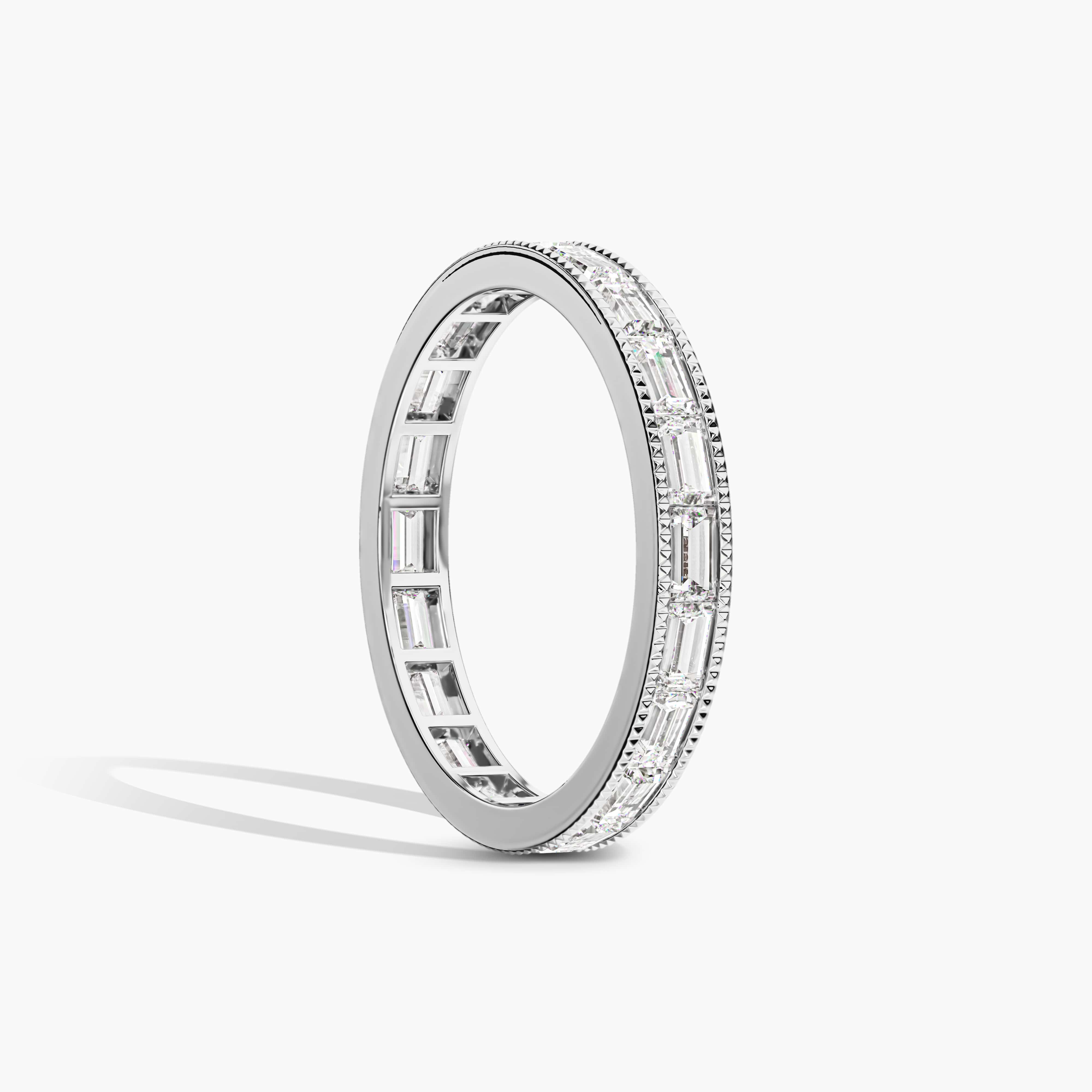 baguette eternity band