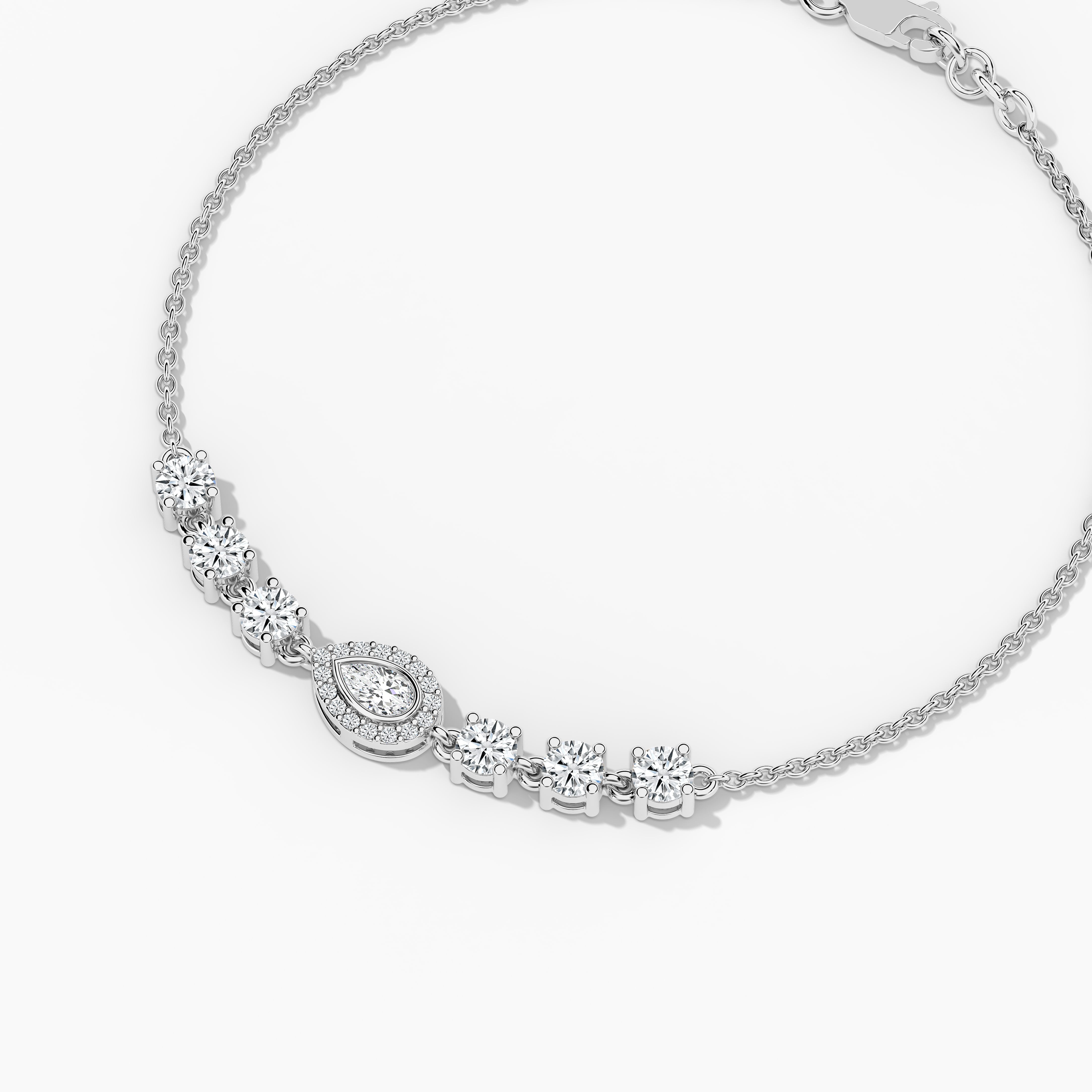 lab grown diamonds bracelet