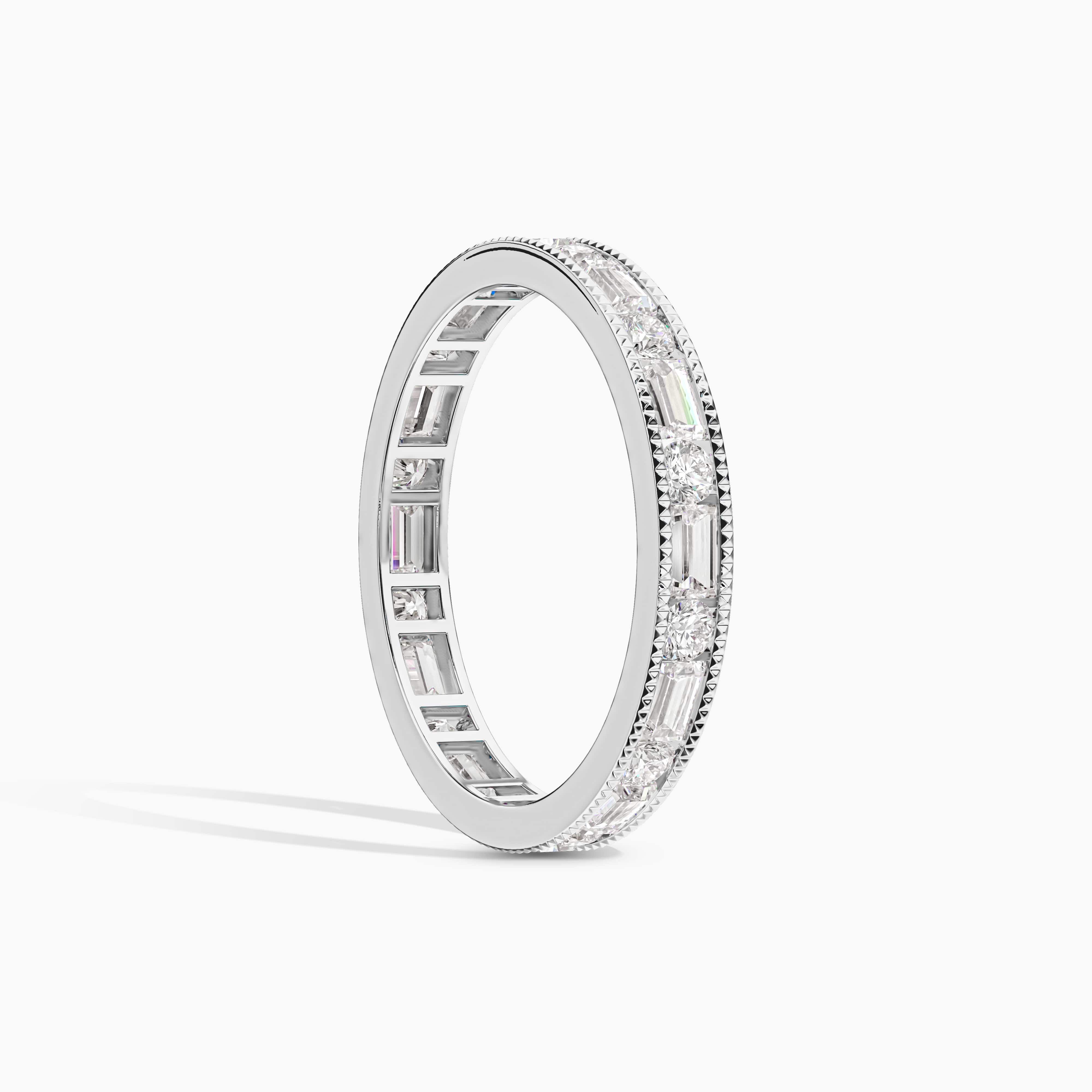 Simulated Diamond Eternity Band Ring