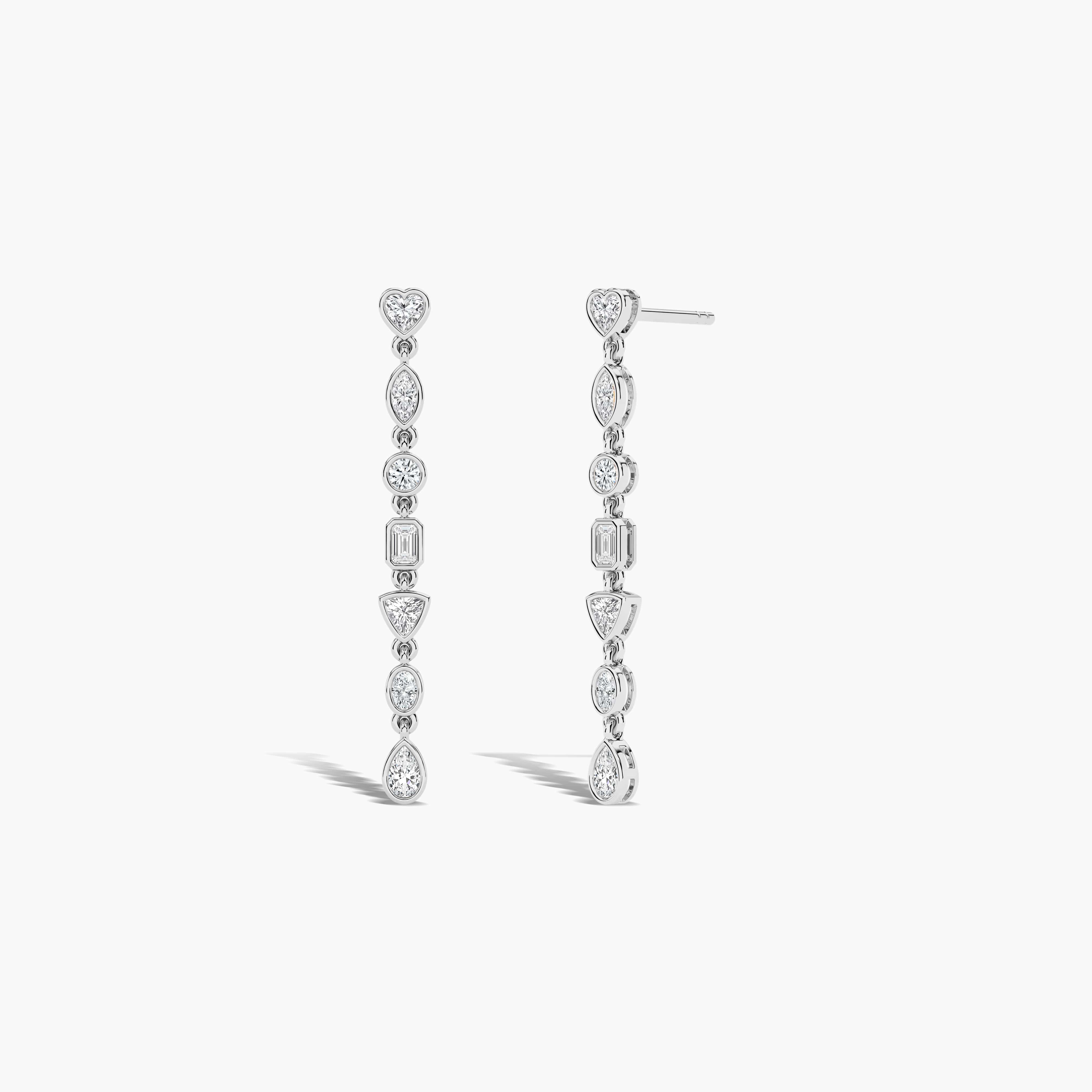 diamond drop earrings