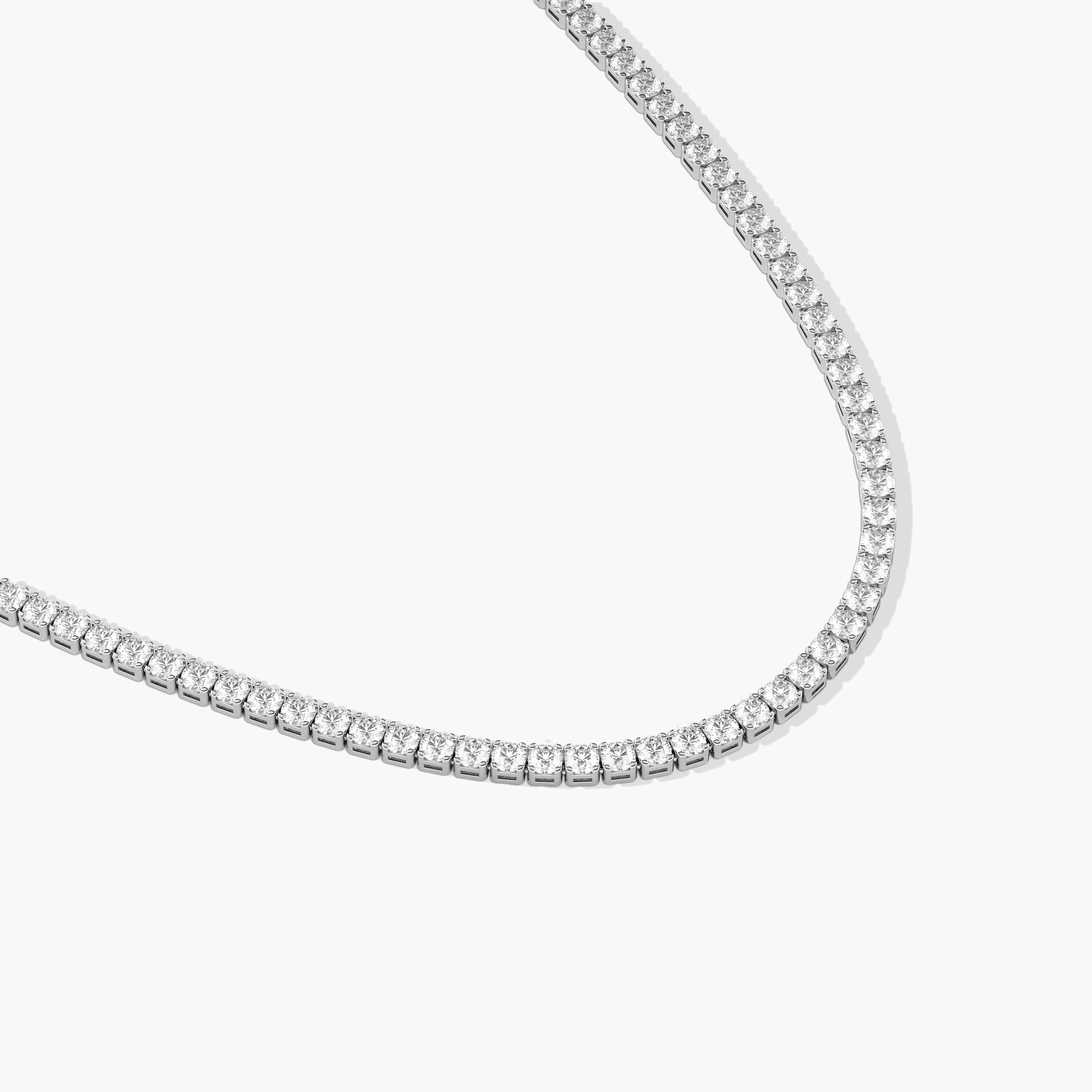 diamond tennis necklace womens