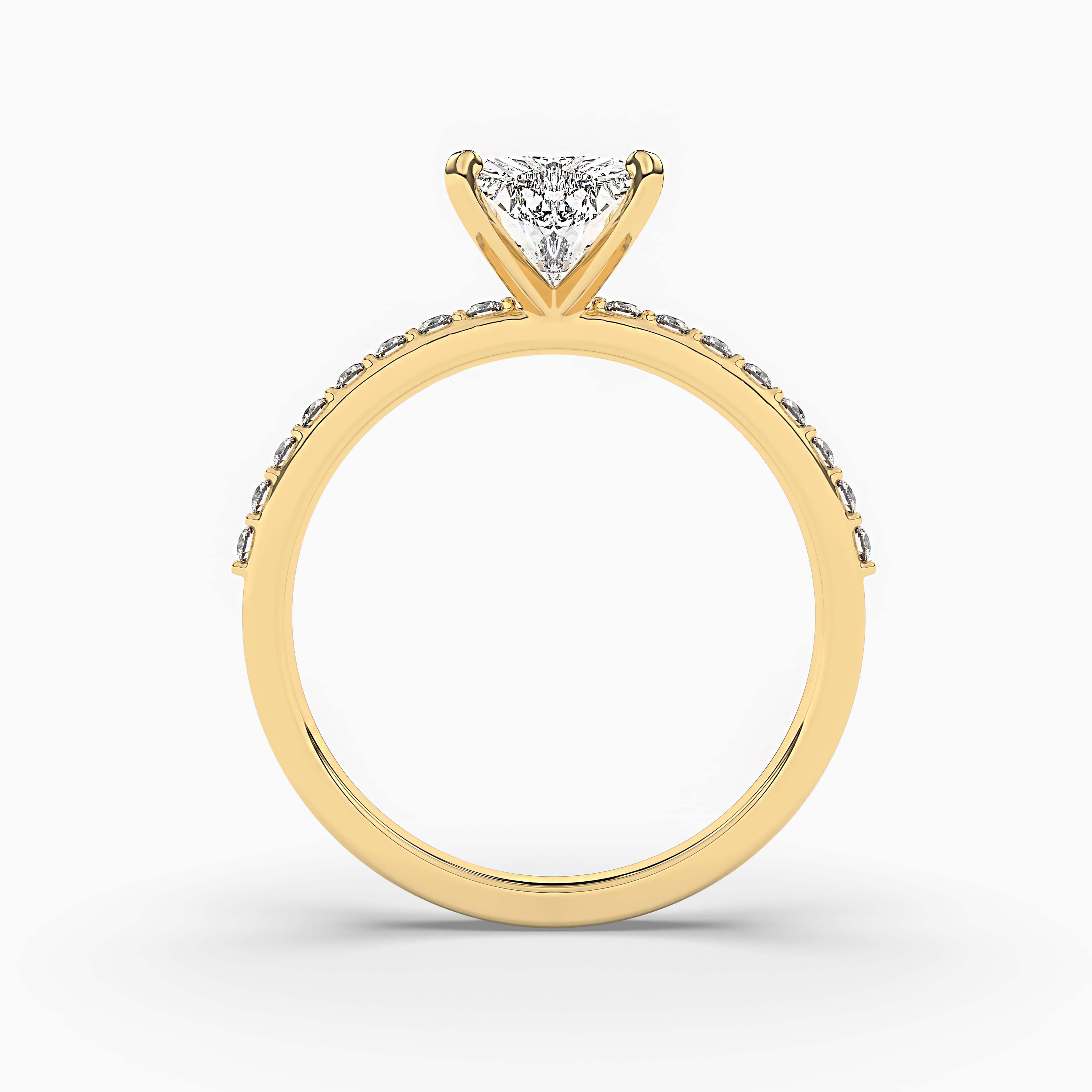 Heart Shape Diamond Engagement Ring