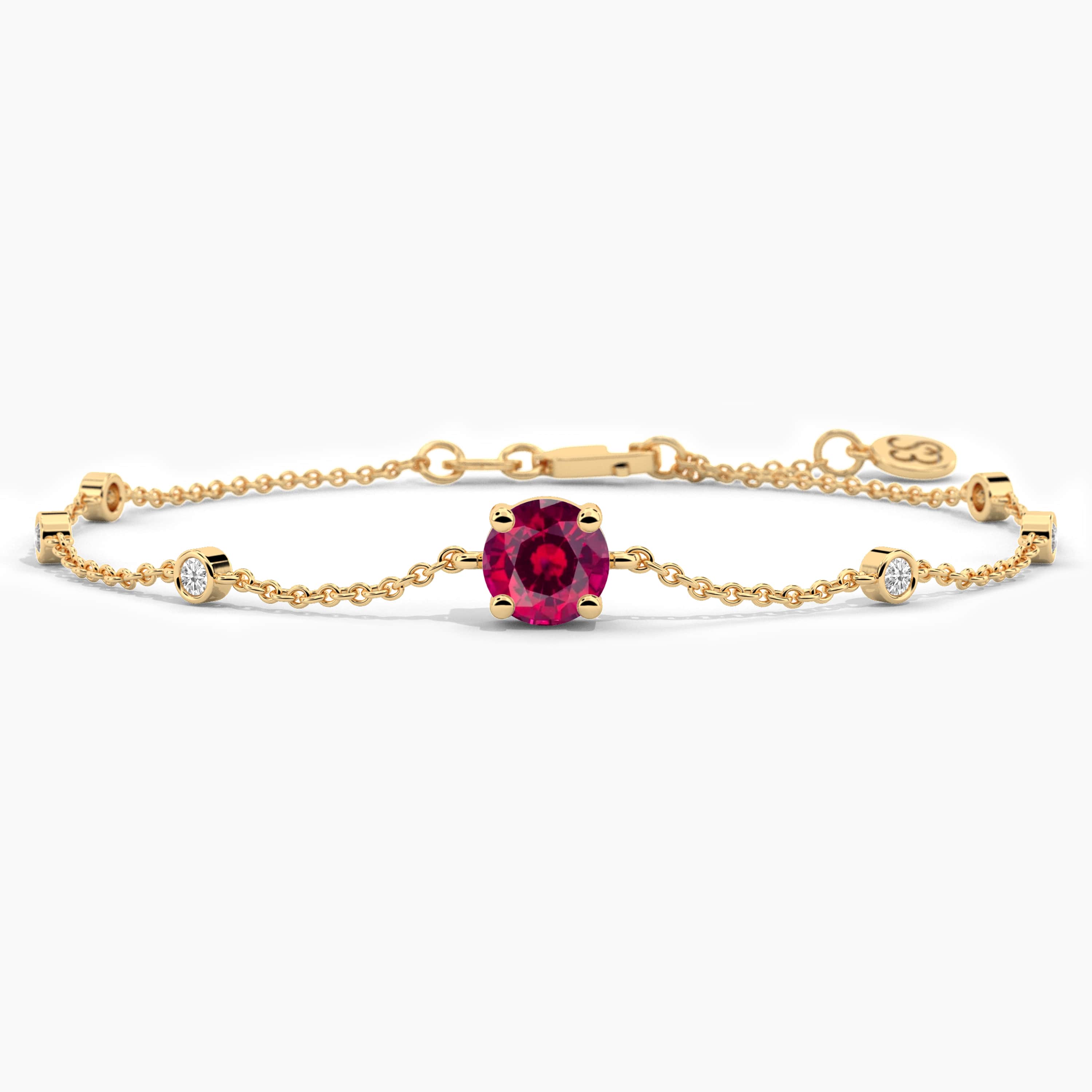 ruby and diamond bracelet