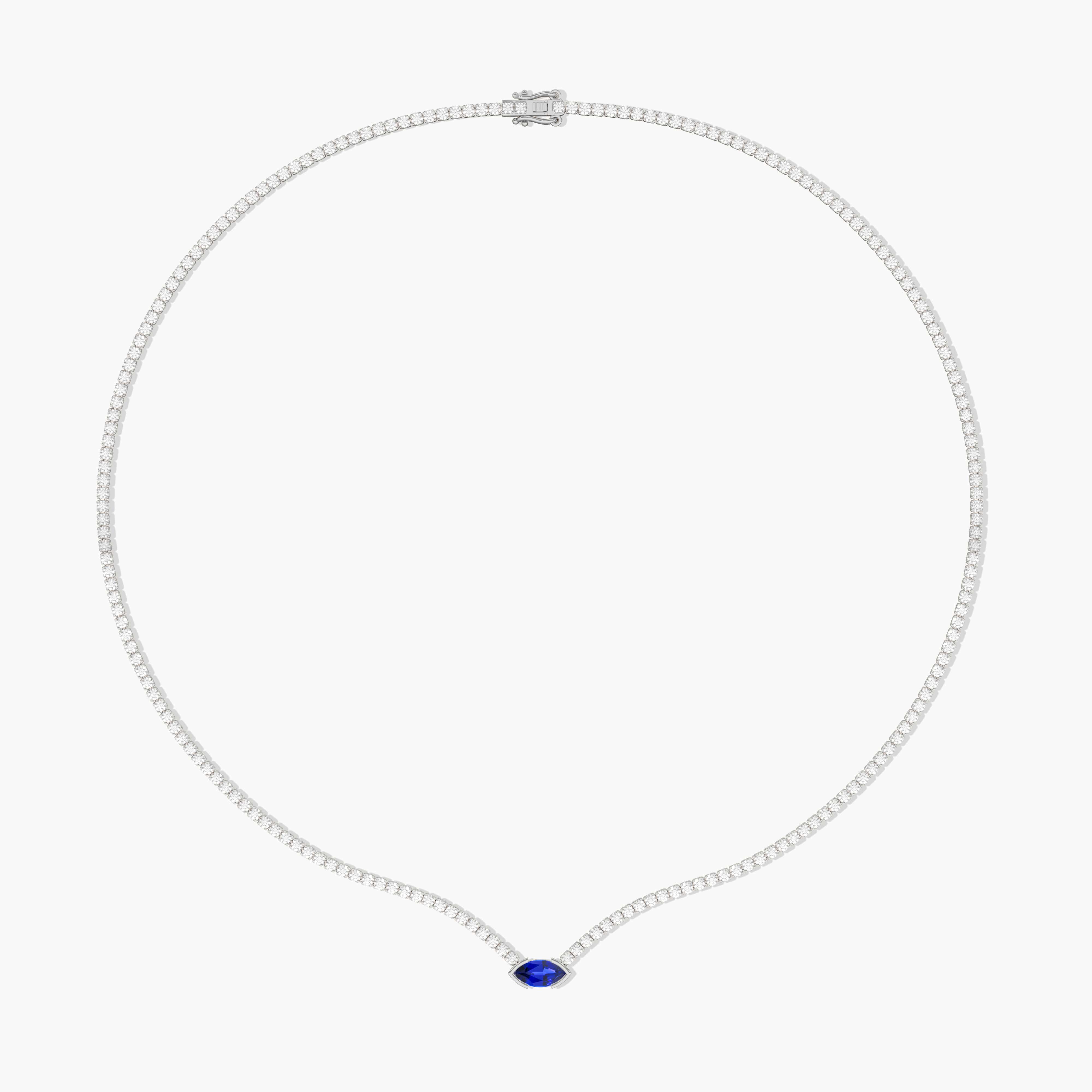 blue sapphire necklaces