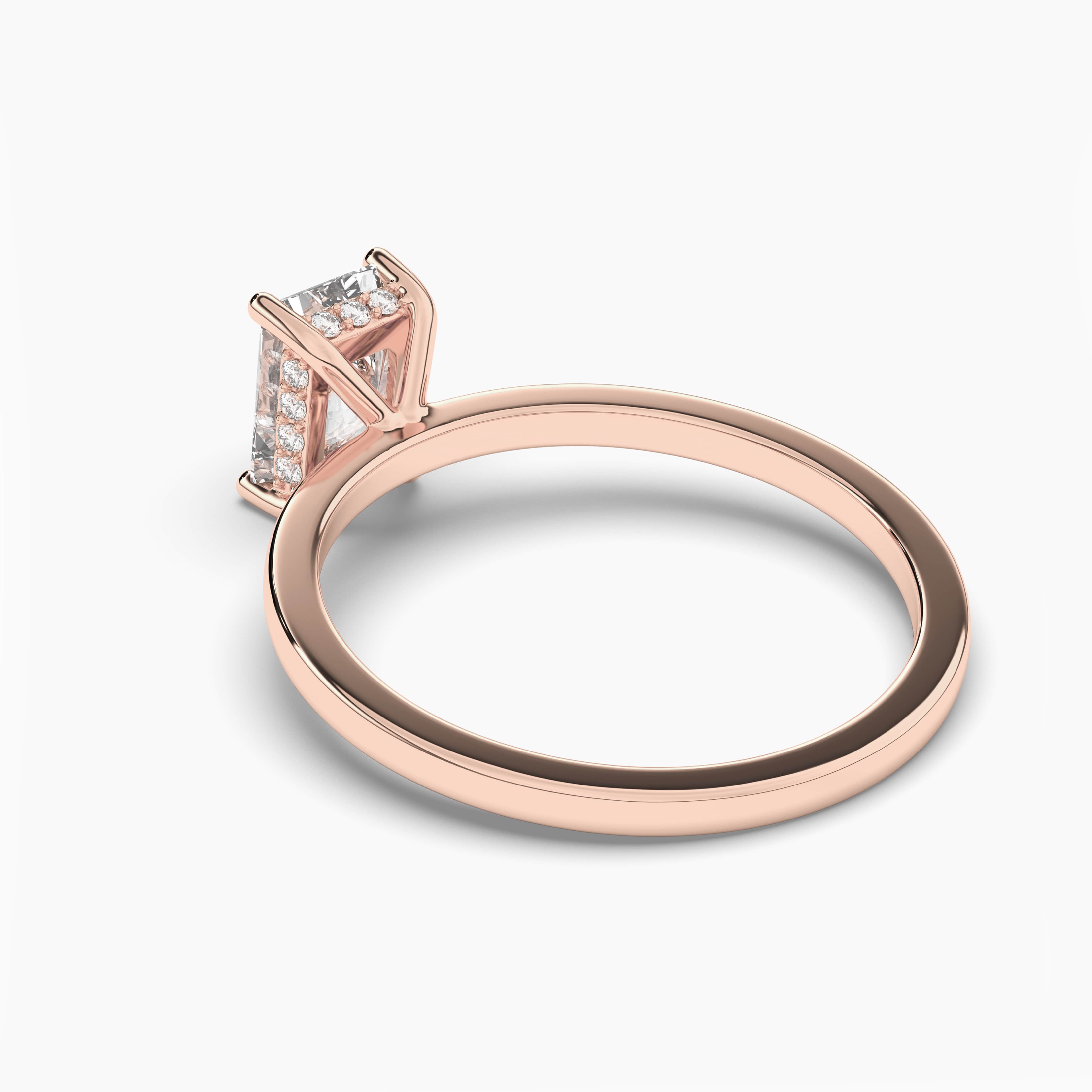 radiant diamonds engagement ring