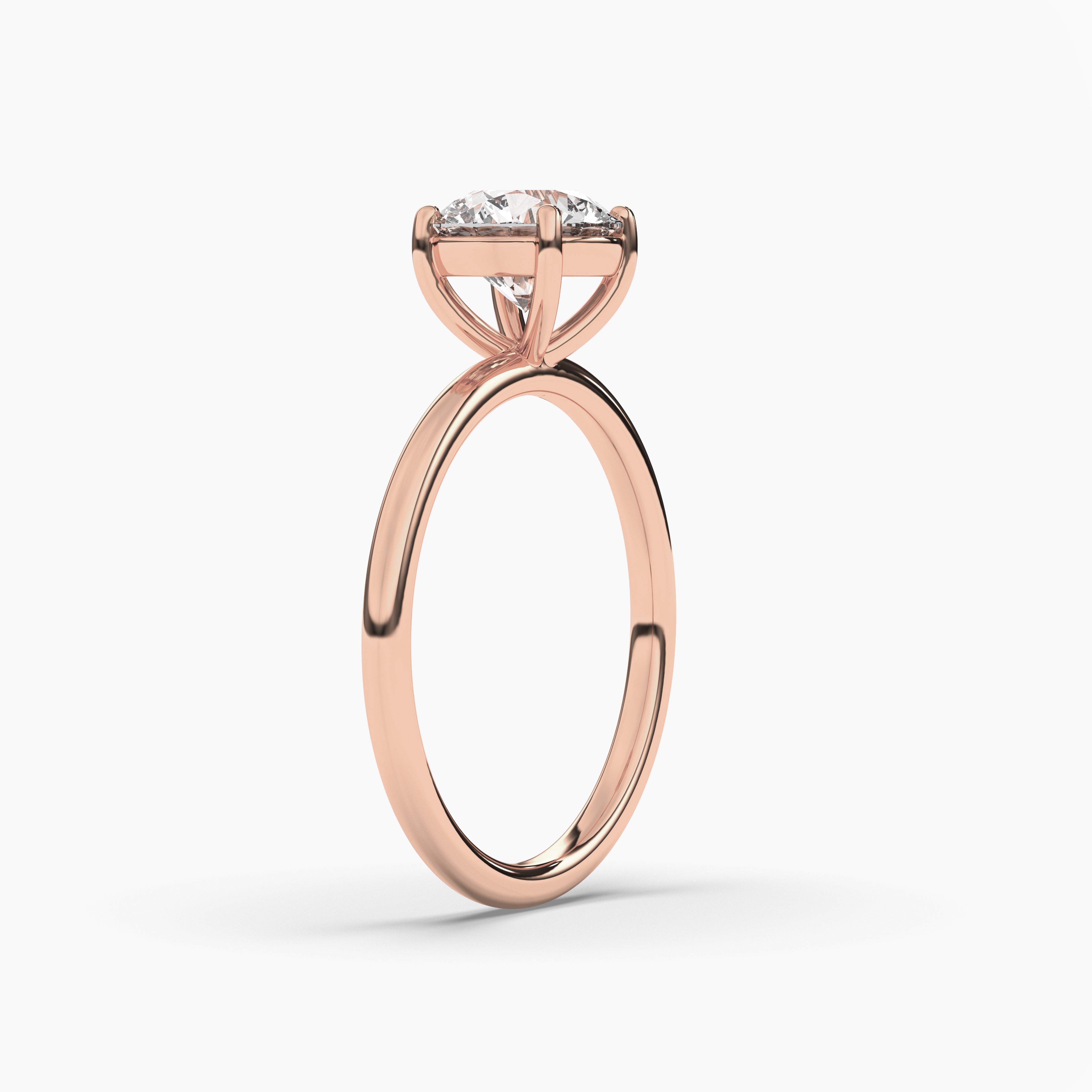 Radiant Diamond style ring